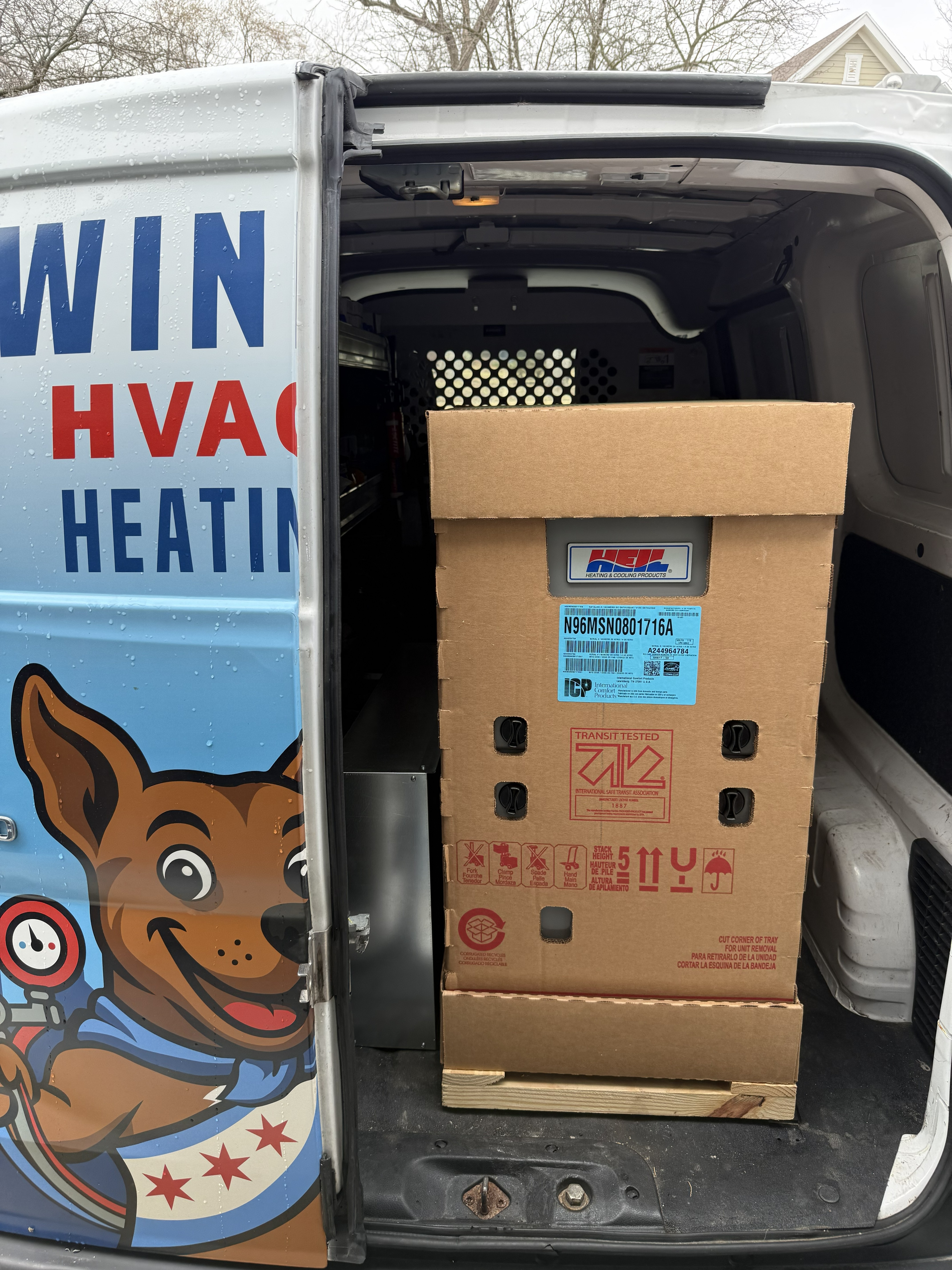 Windy City HVAC Repair shows reliable delivery and careful handling of new equipment, giving customers confidence in timely, professional service.