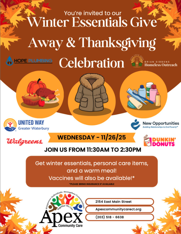 Hope Plumbing is proud to support a community Winter Essentials Giveaway, providing warm coats, meals, and personal care items to neighbors in need.