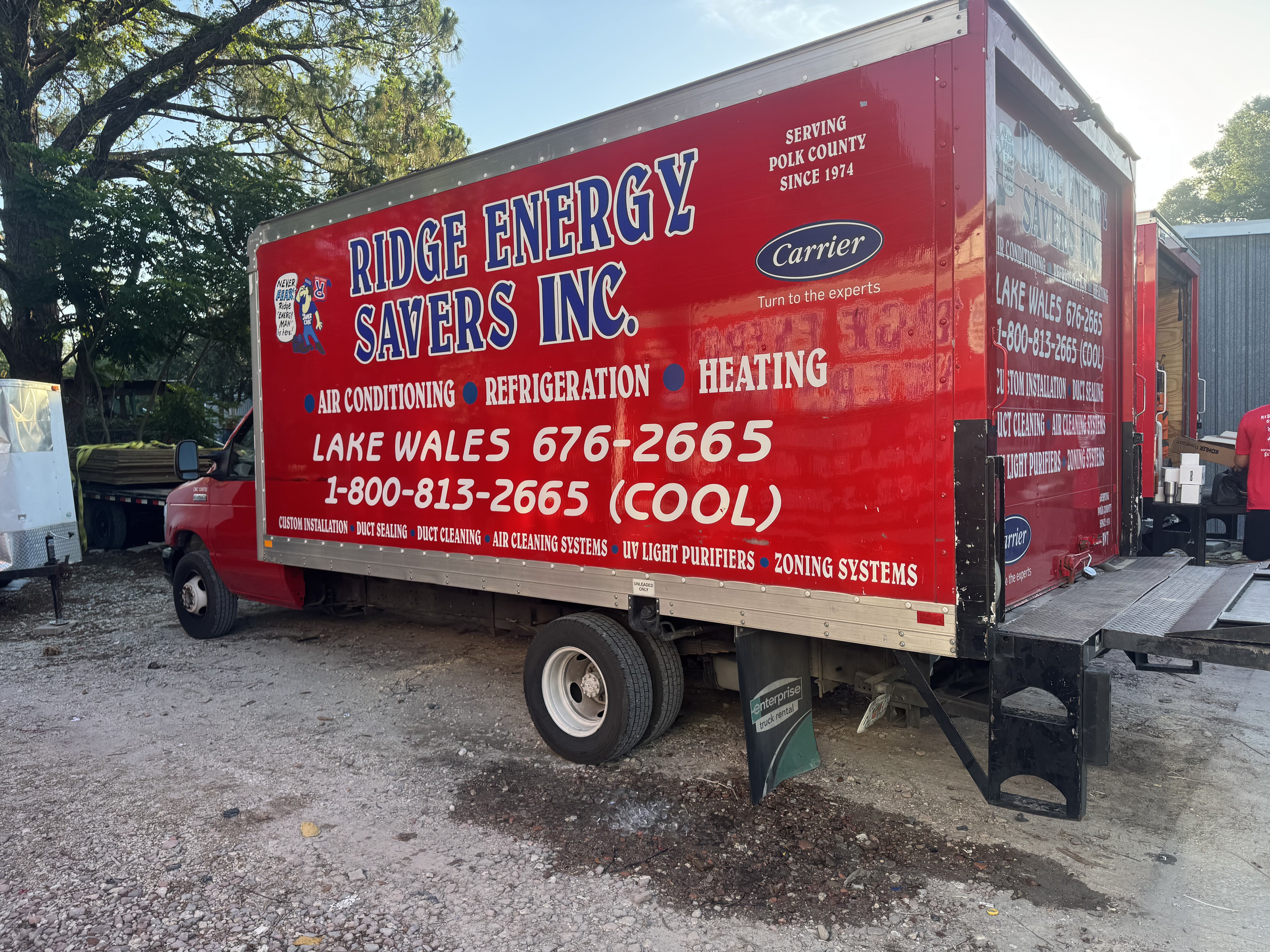 Experience the warmth and efficiency of Ridge Energy Savers Inc. Heating & Air Conditioning, your trusted HVAC experts serving Polk County since 1974.
