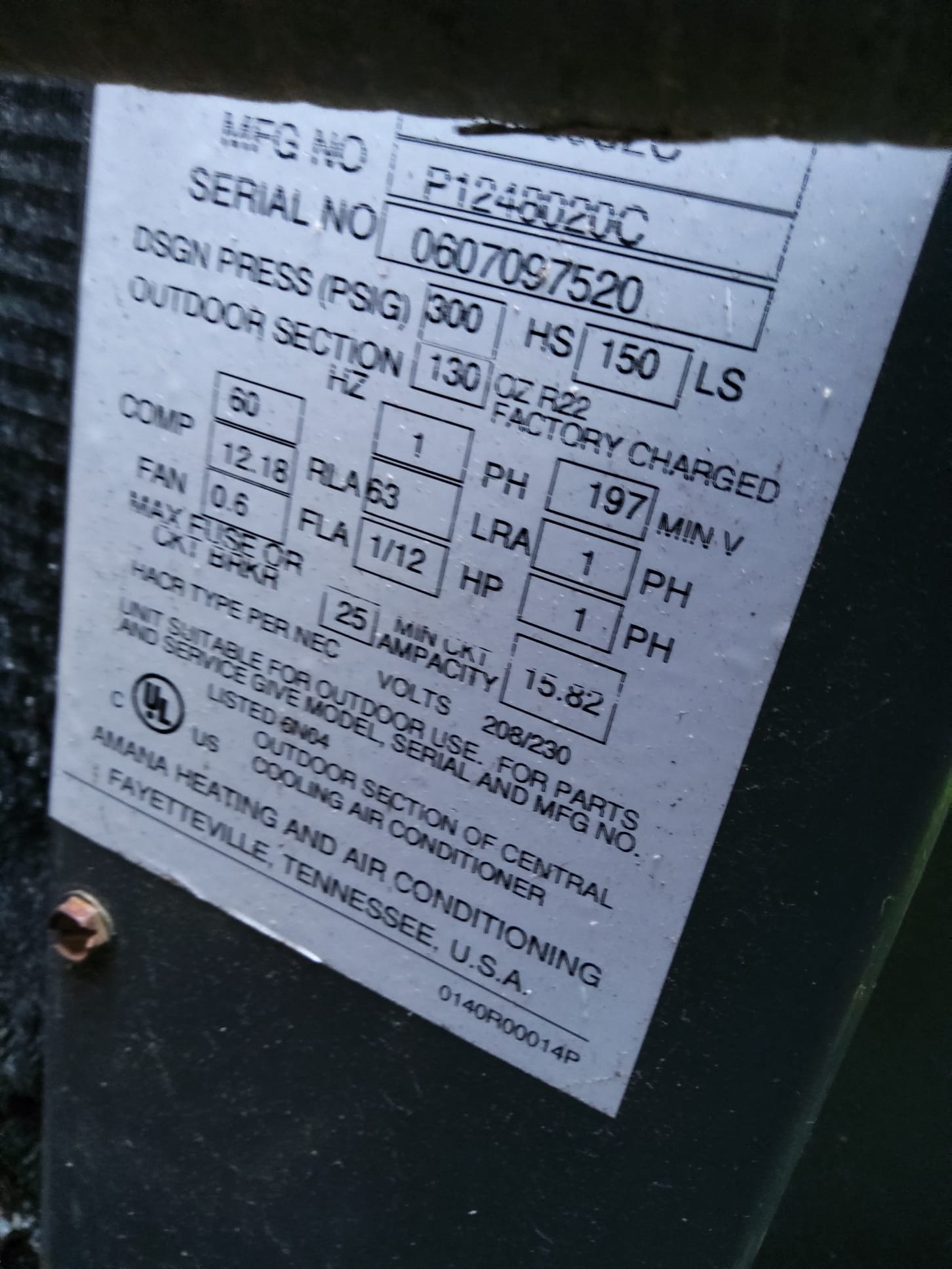 Trust Amana Heating and Air Conditioning for reliable outdoor cooling solutions built to last.