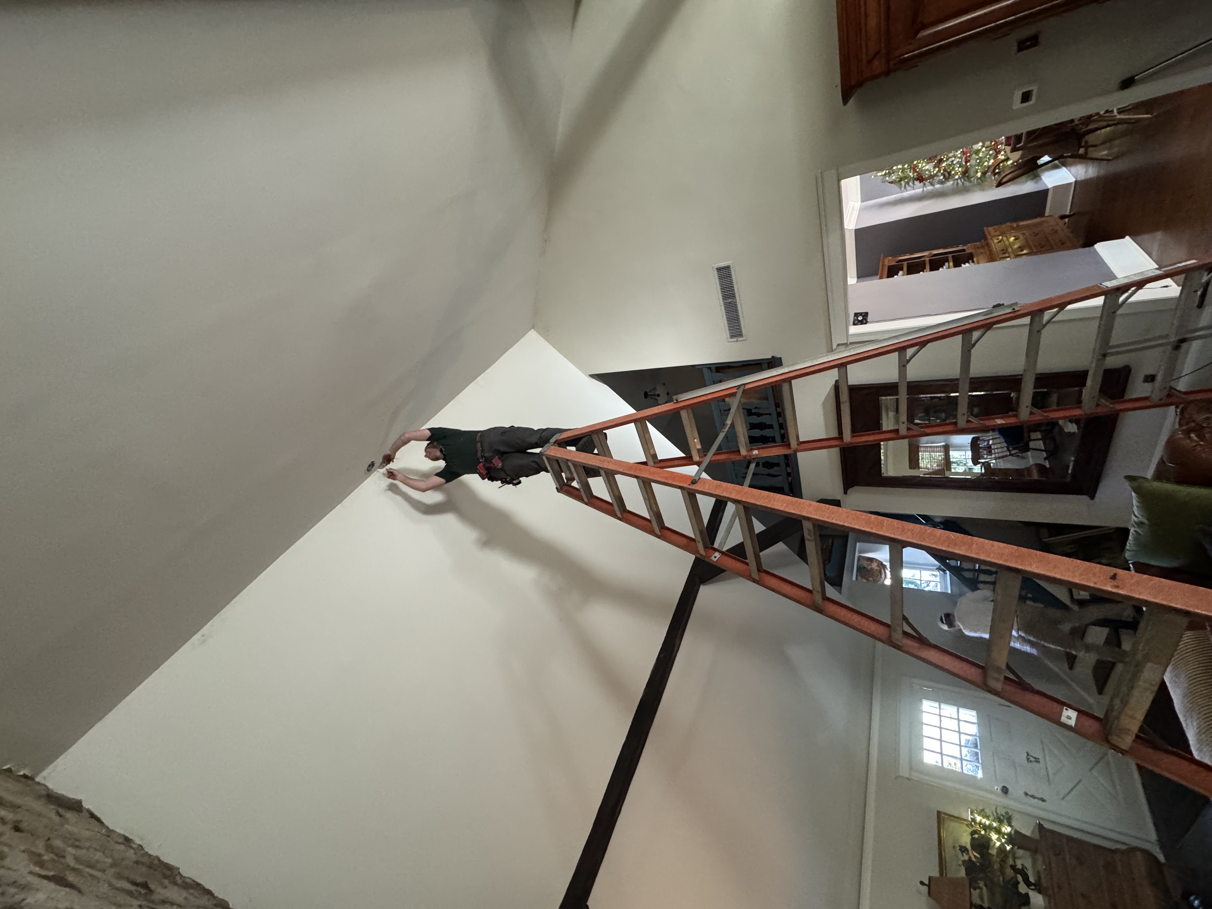 At Dream Team - Plumbing, Heating, Cooling, & Electric, we ensure every detail is handled with expertise, even reaching new heights for your home repairs and installations.