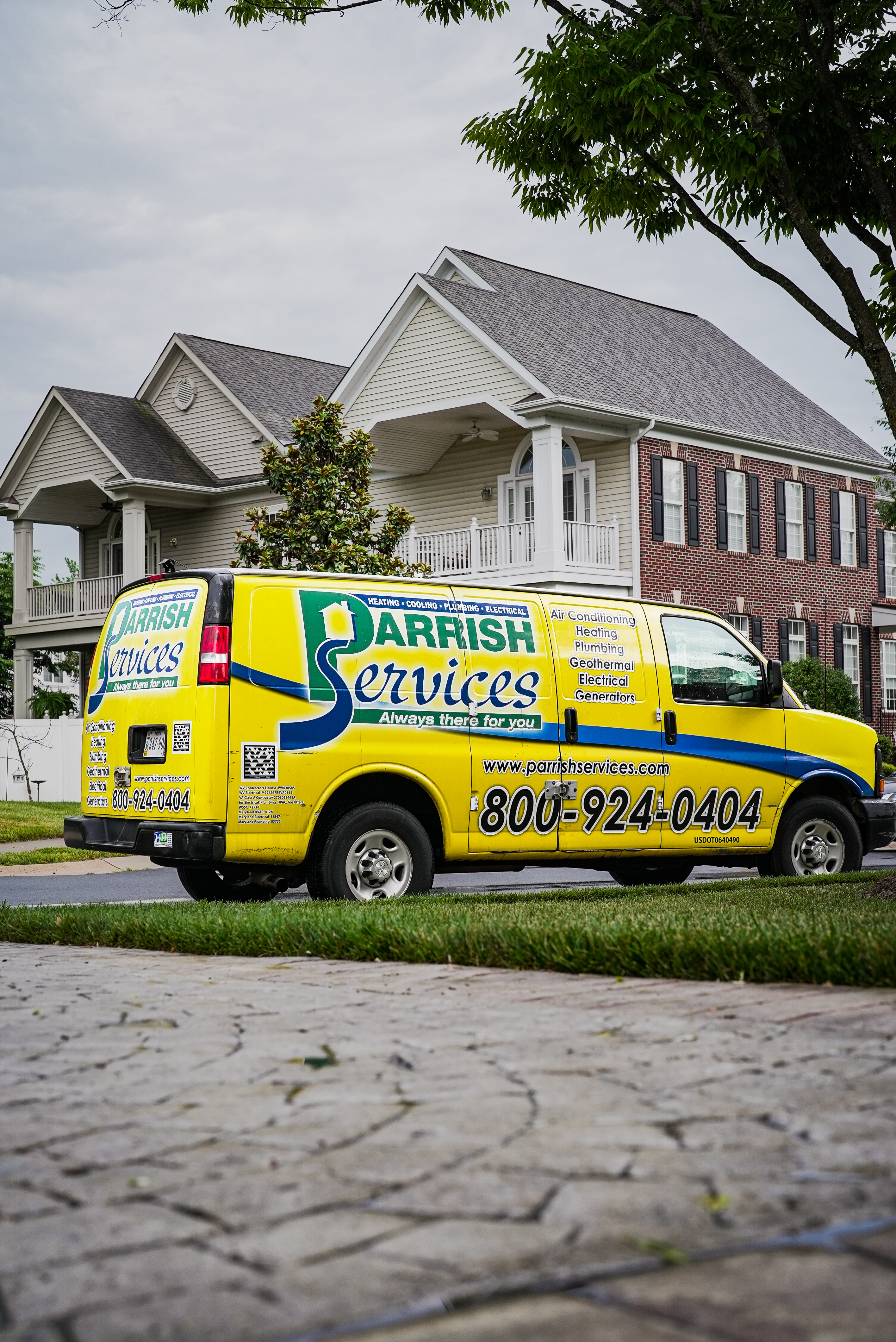 Choose Parrish Services for reliable HVAC, plumbing, and electrical solutions - always there for you!