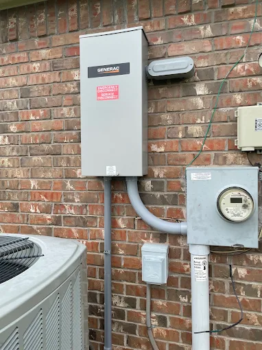Dependable installation and neat workmanship from AccuTemp Heating & Air Conditioning, including professional generator transfer switch integration.