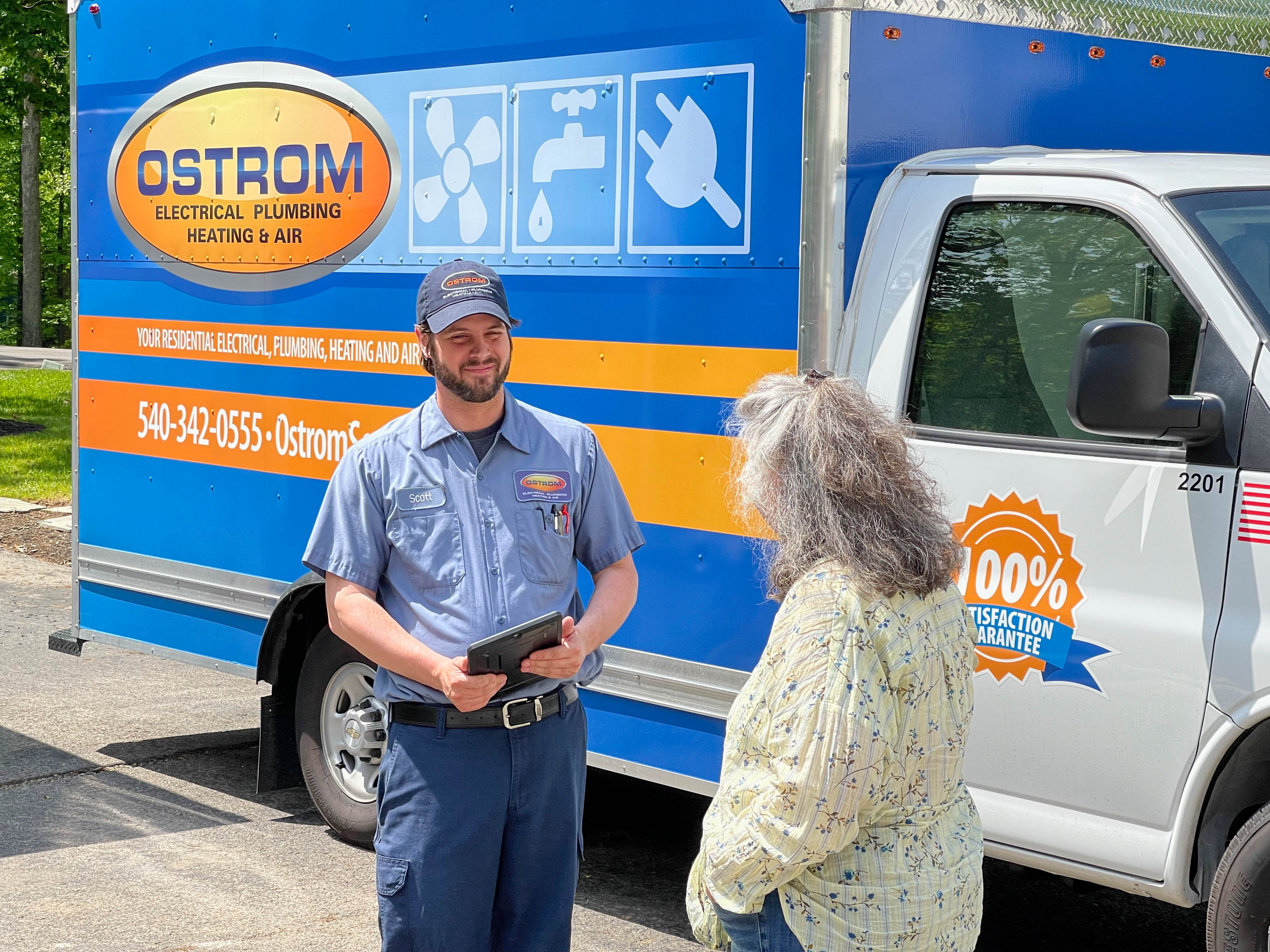 Trust Ostrom Electrical Plumbing Heating & Air Conditioning for professional, customer-focused service every time!