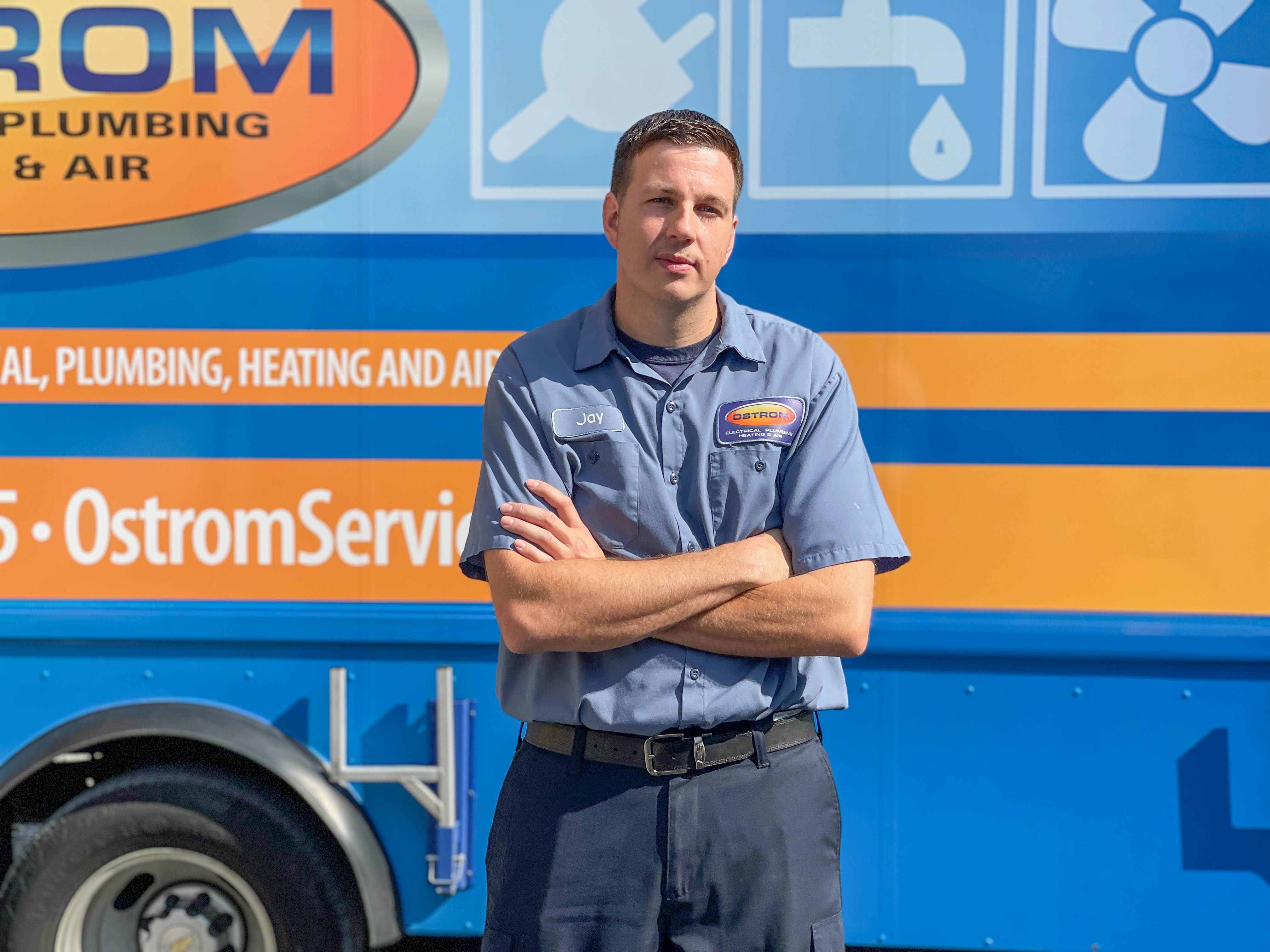 Trust Ostrom Electrical Plumbing Heating & Air for professional and reliable service!