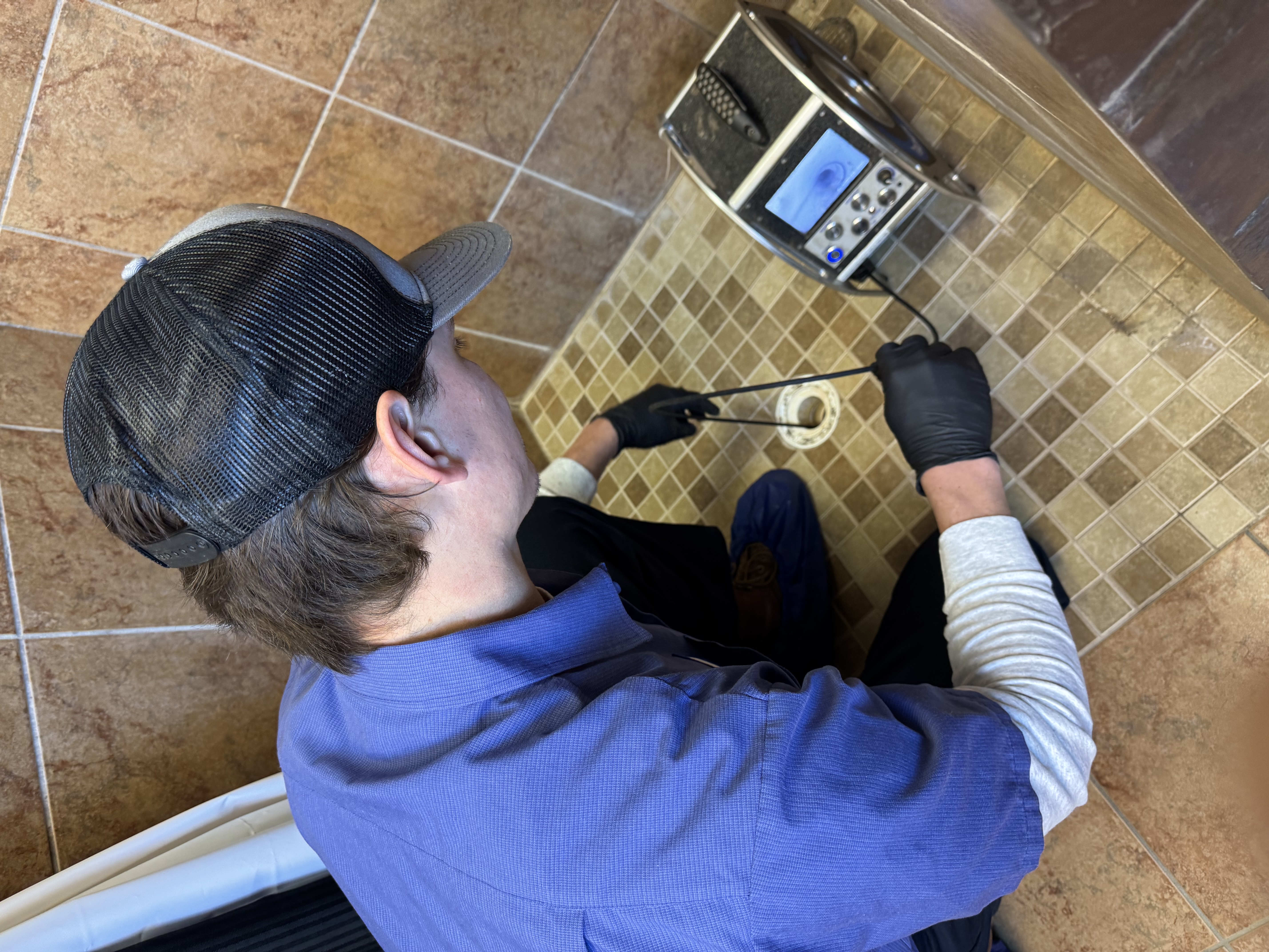 Aquarius Home Services provides expert drain inspection with professional precision and care.