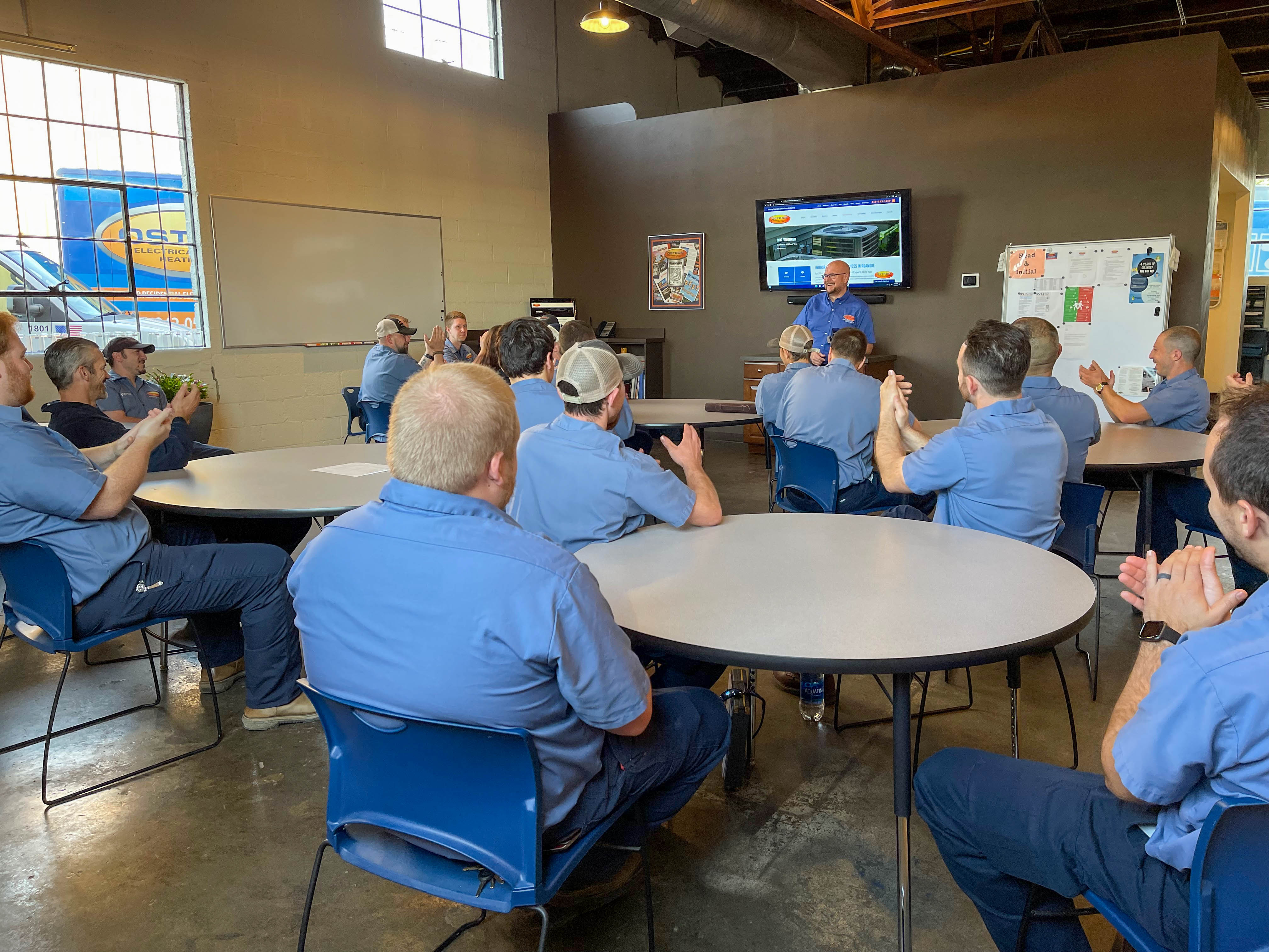 At Ostrom Electrical Plumbing Heating & Air Conditioning, professionalism meets teamwork in every service we provide.