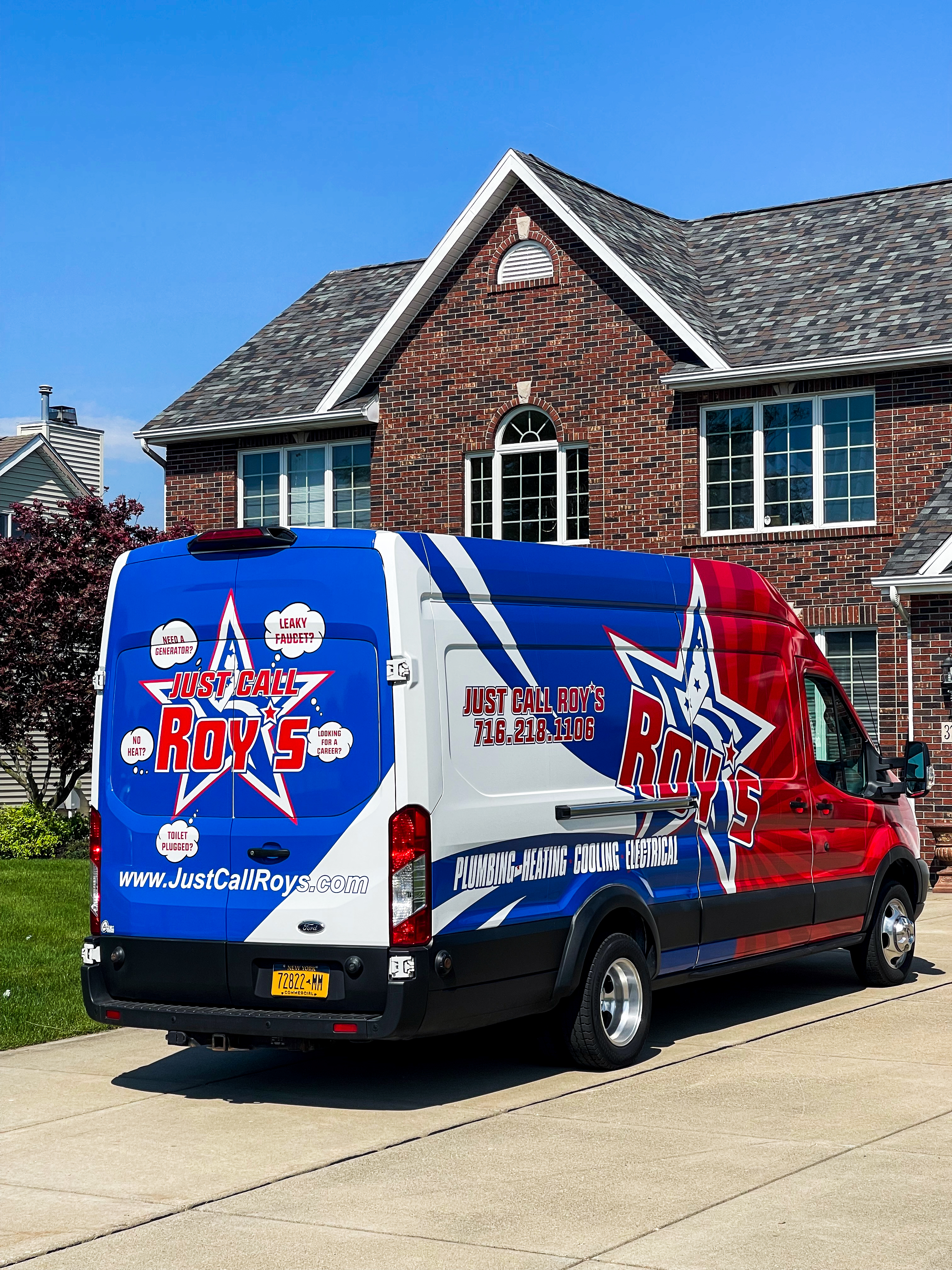 Experience top-notch services with Roy's Plumbing, Heating, Cooling & Electrical, where professionalism meets expertise right at your doorstep.
