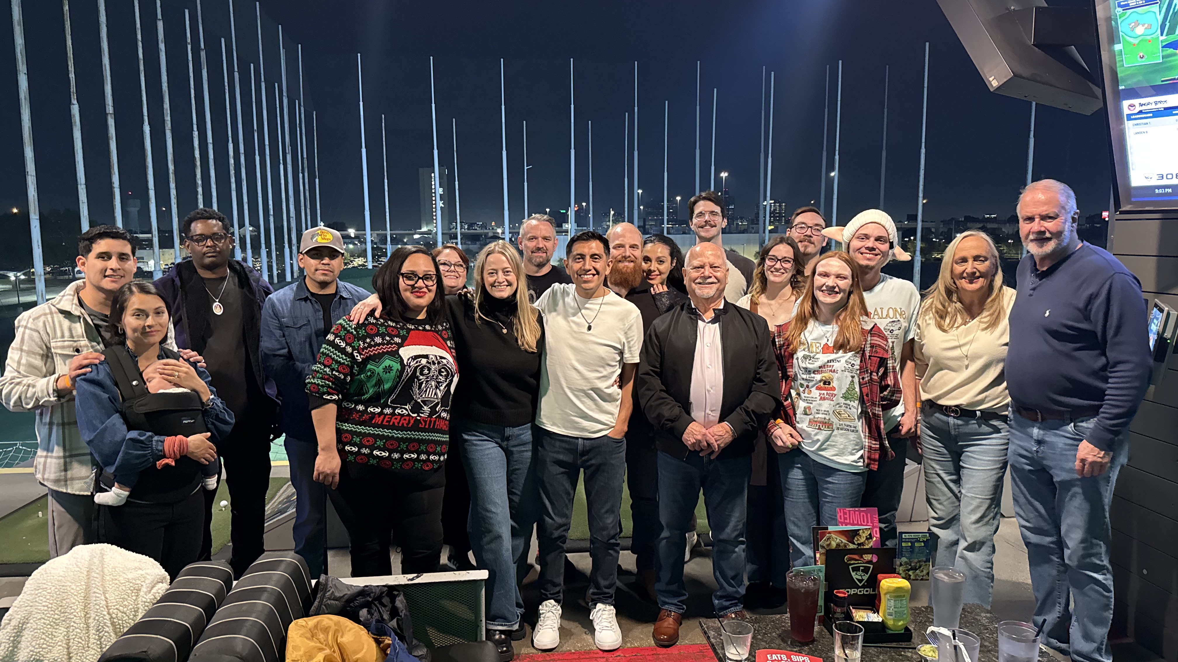 A lively team outing highlights the welcoming culture and community spirit at West Houston Electric, Inc., showcasing our friendly staff.