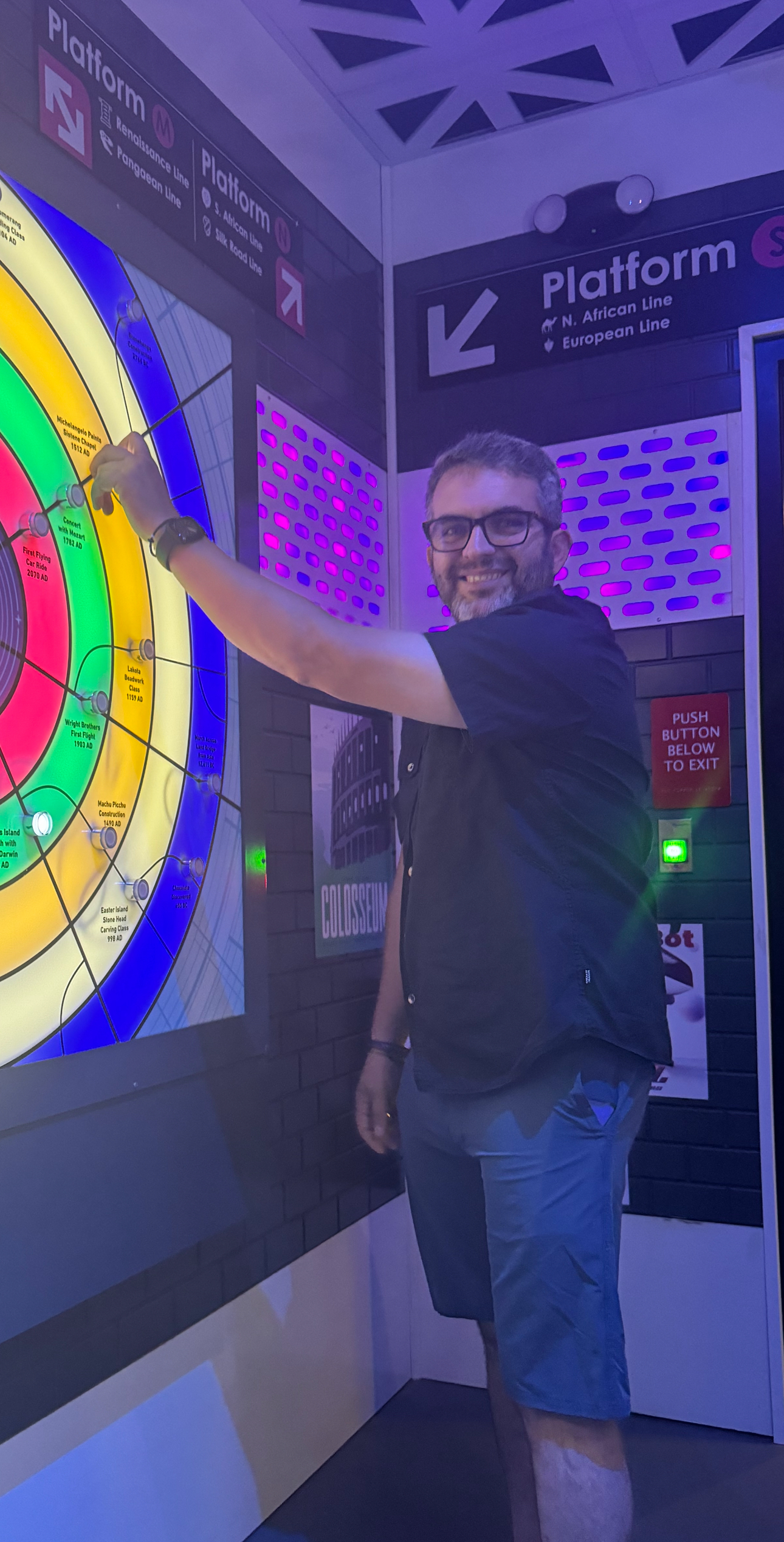 Friendly and approachable technicians from West Houston Electric, Inc. put safety and customer trust first while inspecting interactive electrical displays.