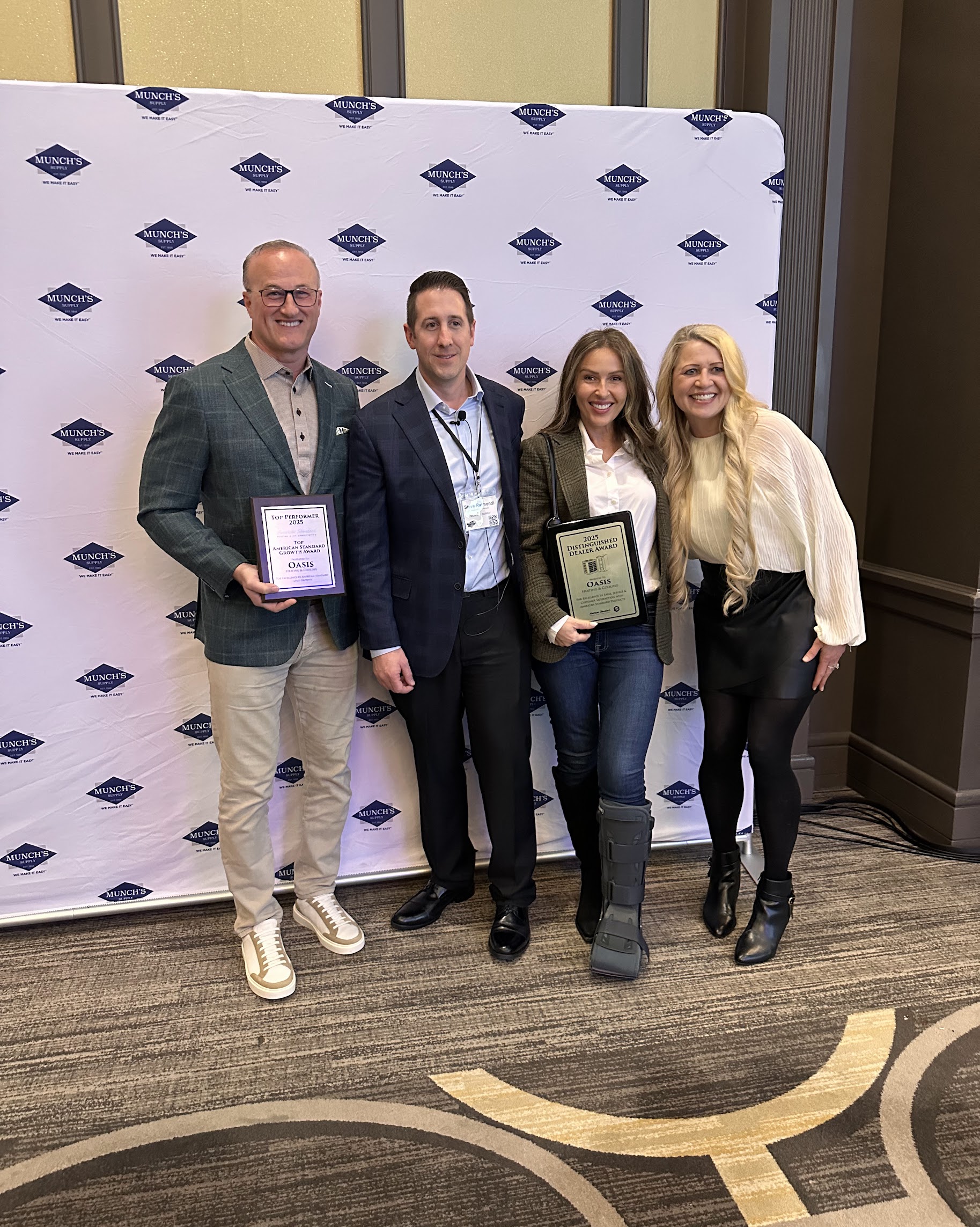 Proud to celebrate our team’s achievement and trusted service, Oasis Heating and Cooling continues delivering dependable results.