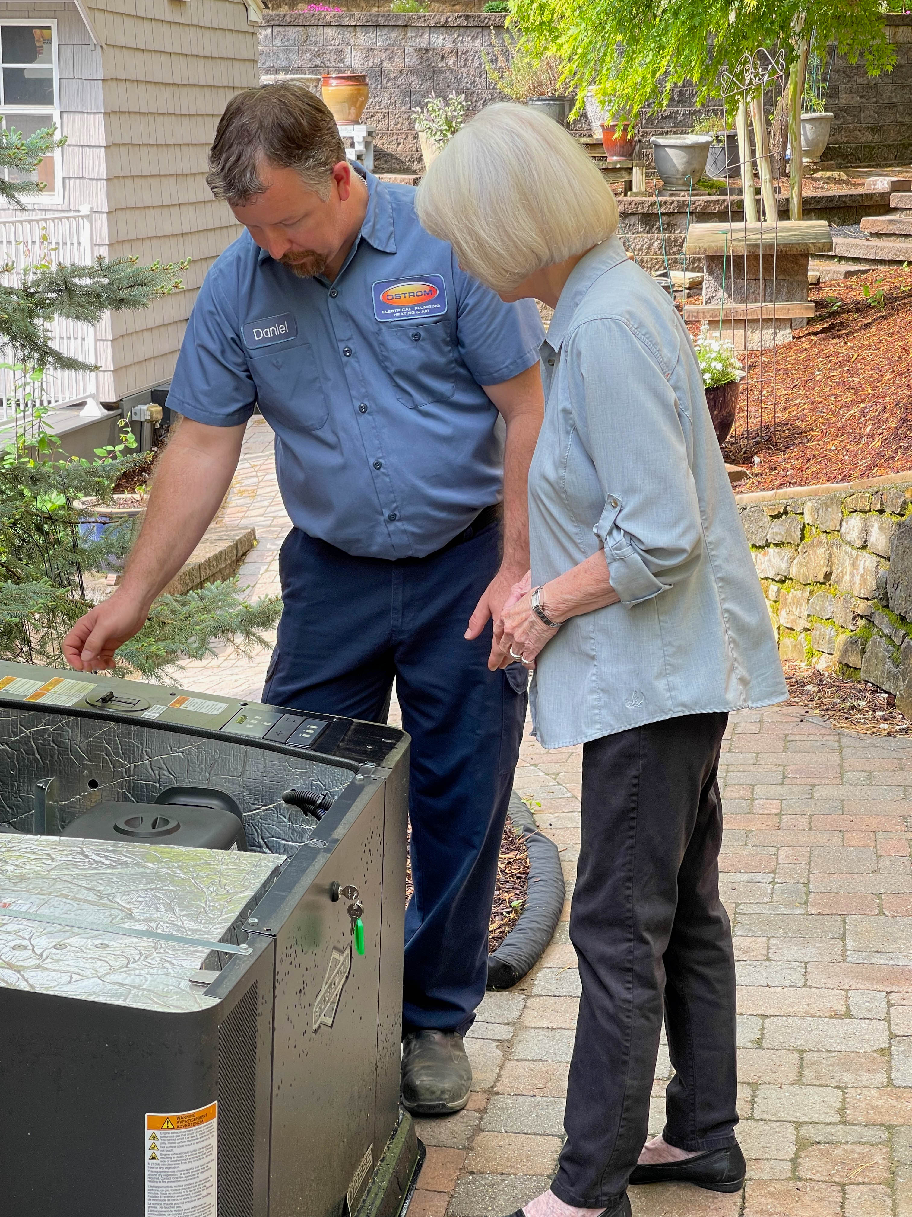 Experience top-notch customer service and professionalism with Ostrom Electrical Plumbing Heating & Air Conditioning.