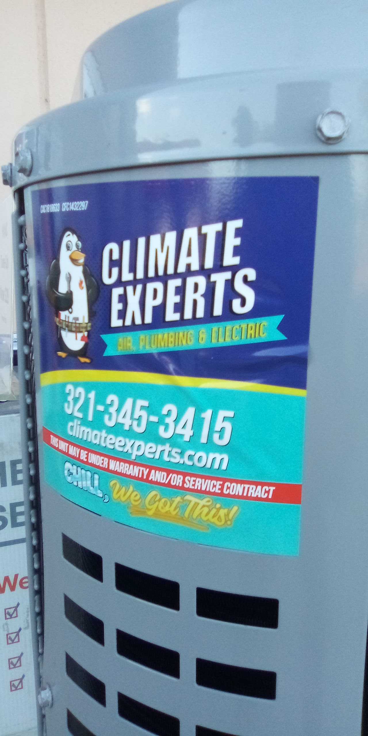 Trust Climate Experts Air, Plumbing & Electric for all your HVAC needs; reach out to us today and experience unparalleled service.