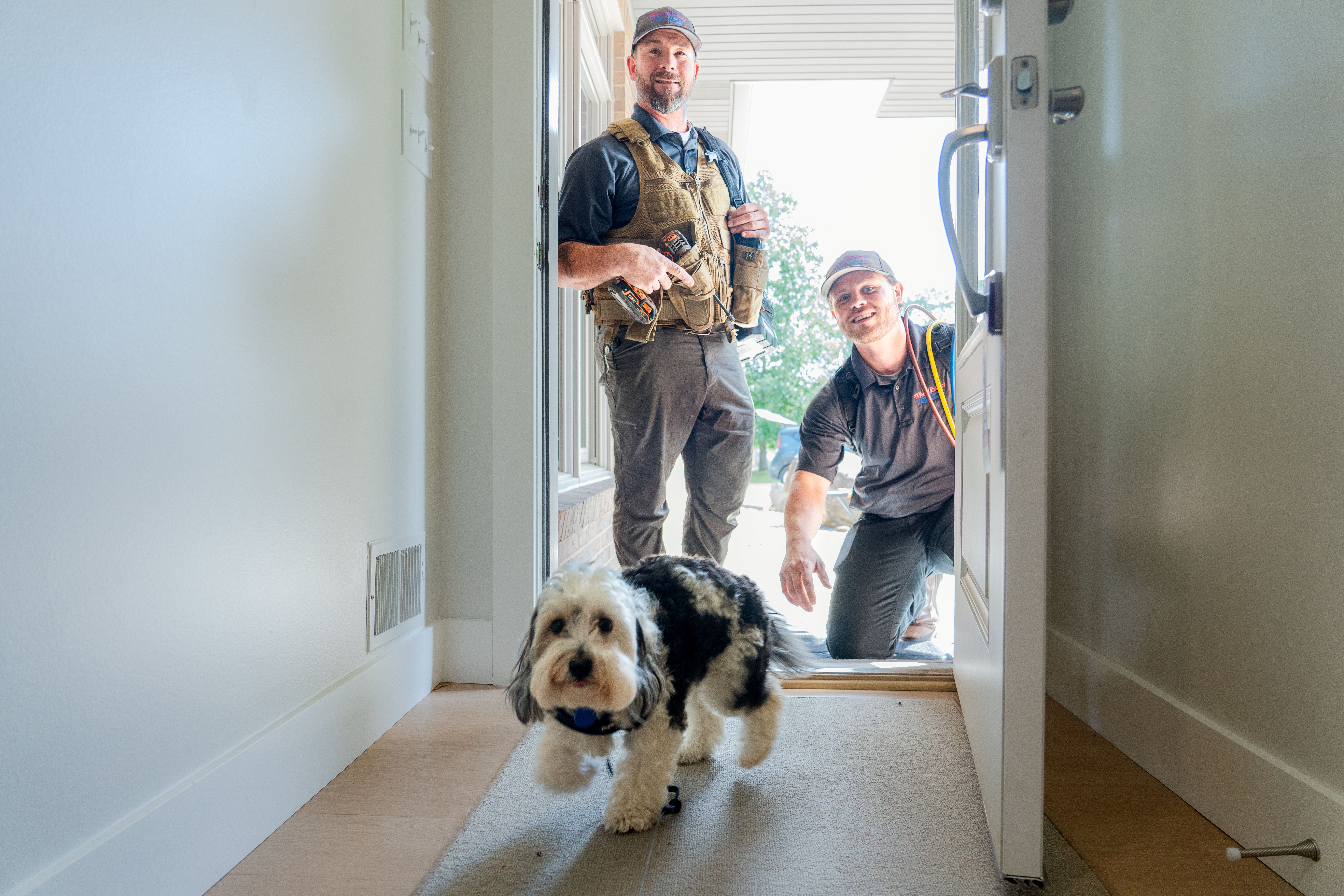 Trust Mrs. Michael Plumbers, Electricians, and HVAC Technicians for reliable service where even your furry friends feel at home.