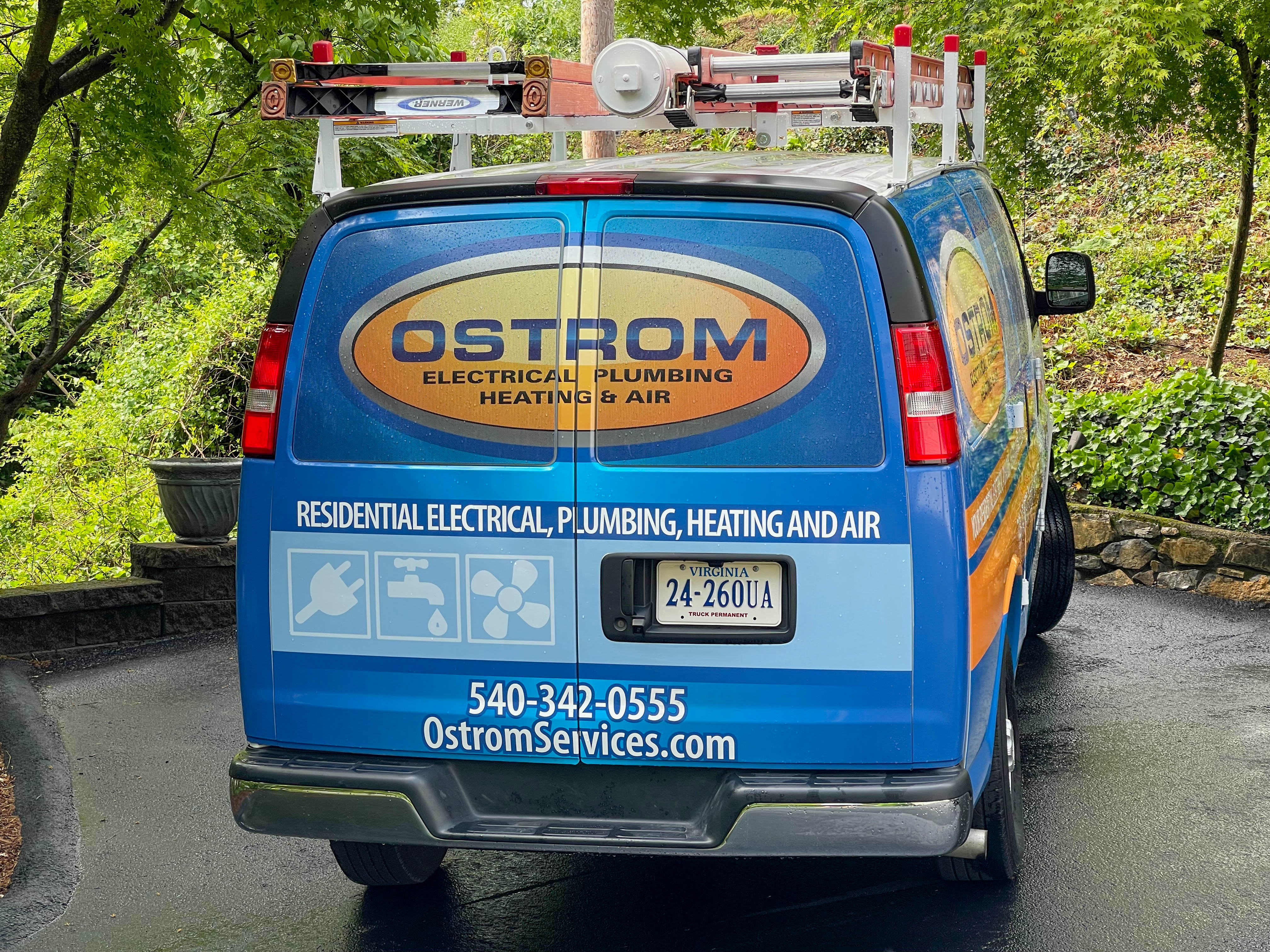 Rely on Ostrom for all your electrical, plumbing, and HVAC needs, delivered with professionalism and top-quality service.