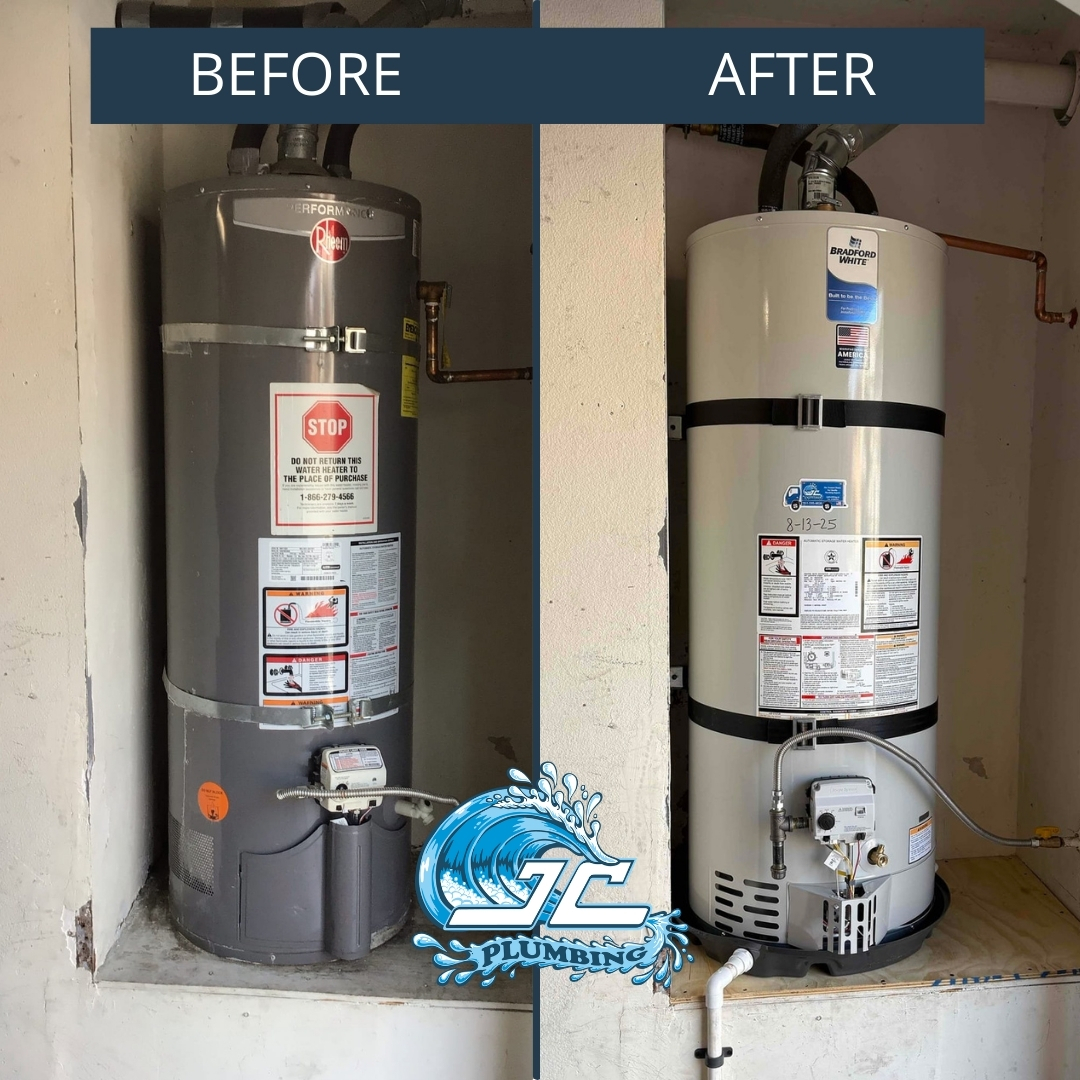 Experience remarkable transformations with JC Plumbing, where outdated systems evolve into efficient solutions.