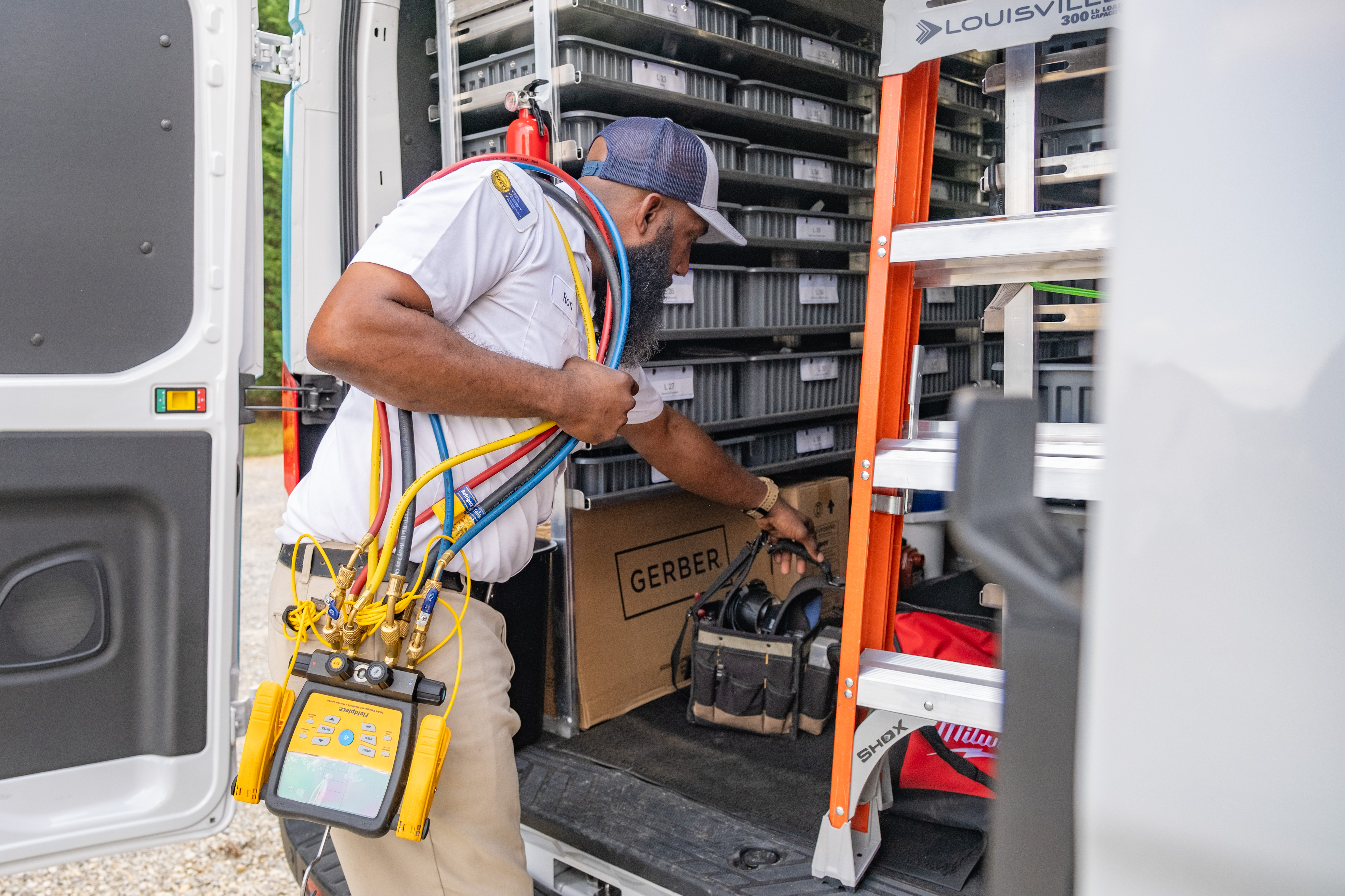 Wisler Plumbing, Heating, Cooling and Electrical showcases expert HVAC service with professional readiness and well-equipped technicians.