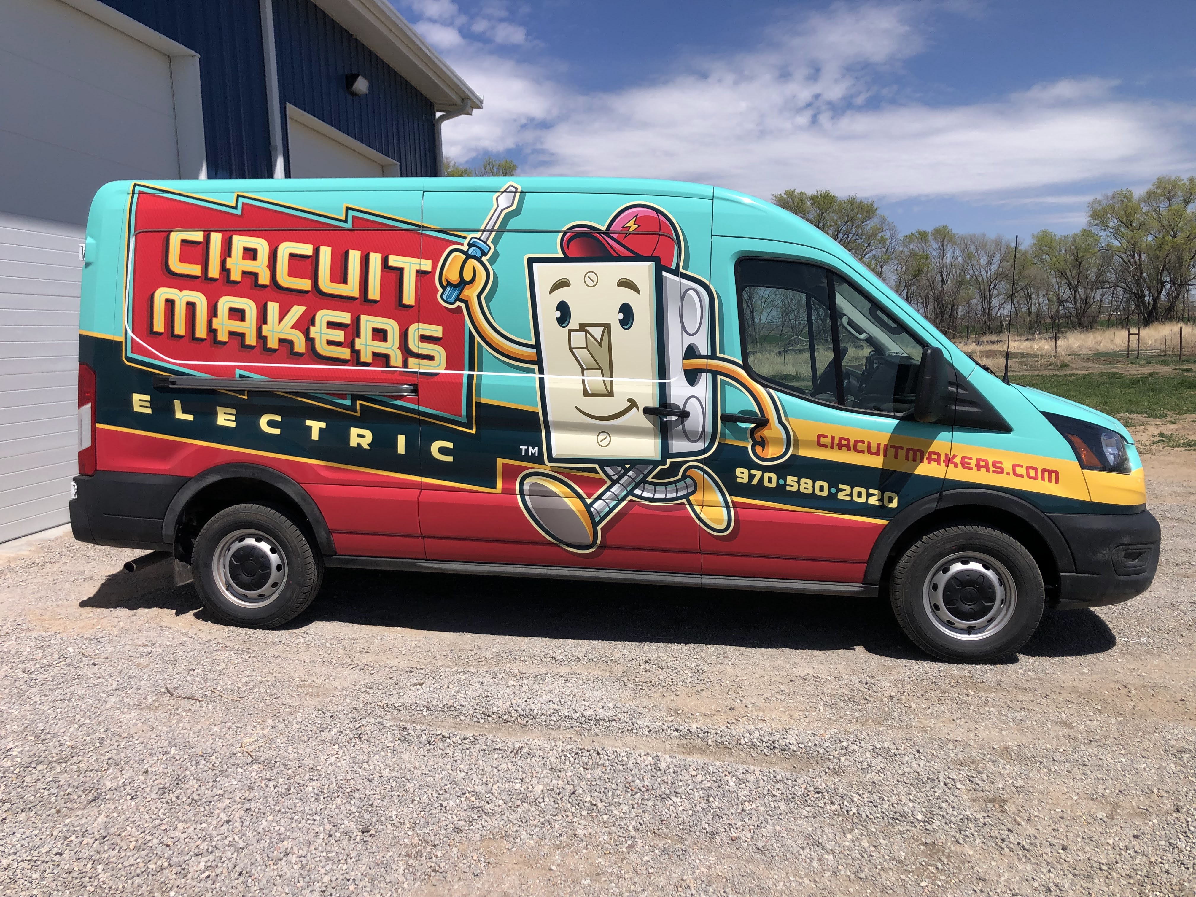 Trust Circuit Makers Electric for colorful and reliable service with a smile!