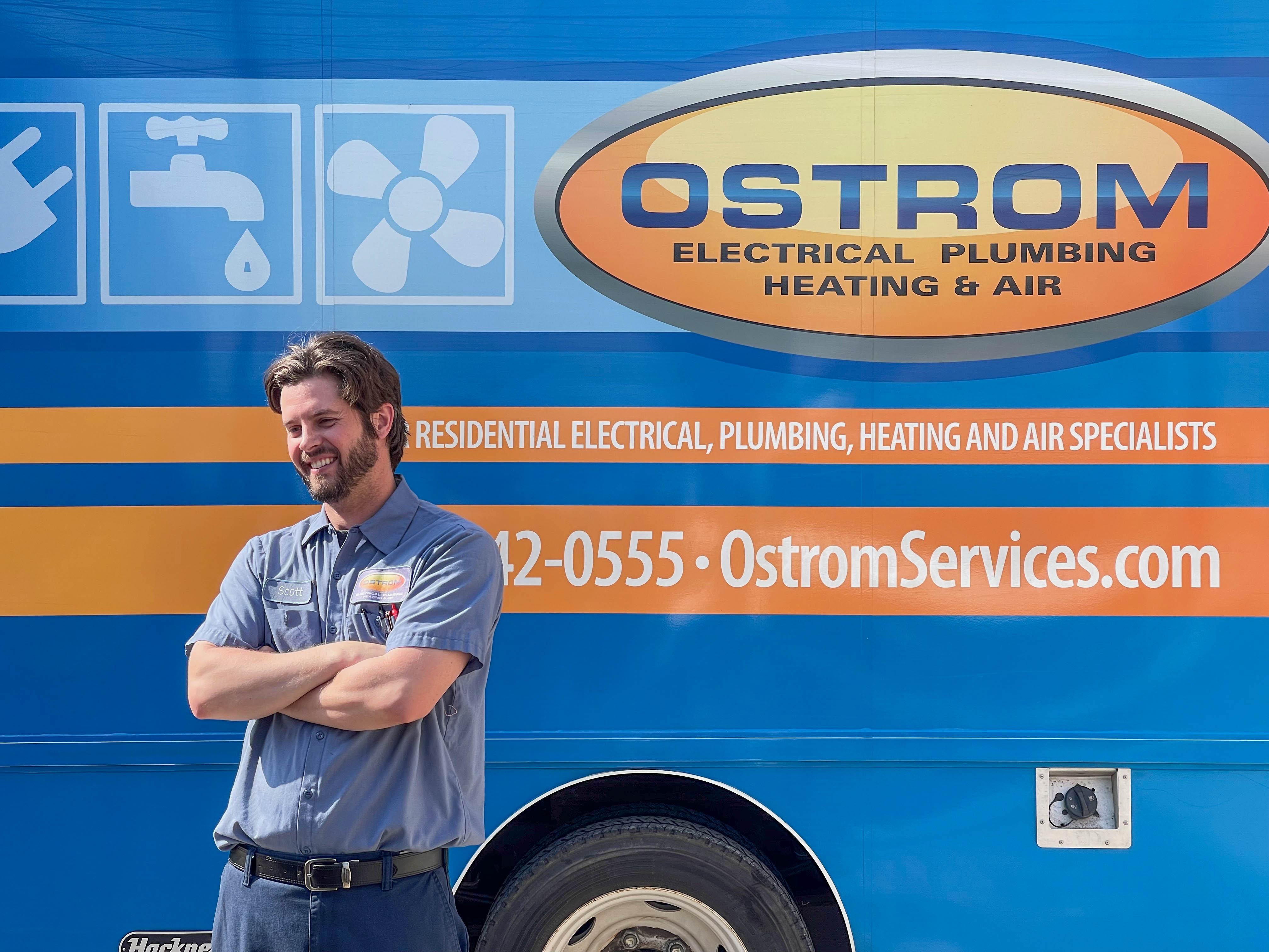 Trust Ostrom Electrical Plumbing Heating & Air Conditioning for all your home comfort needs, where quality service meets friendly professionalism.