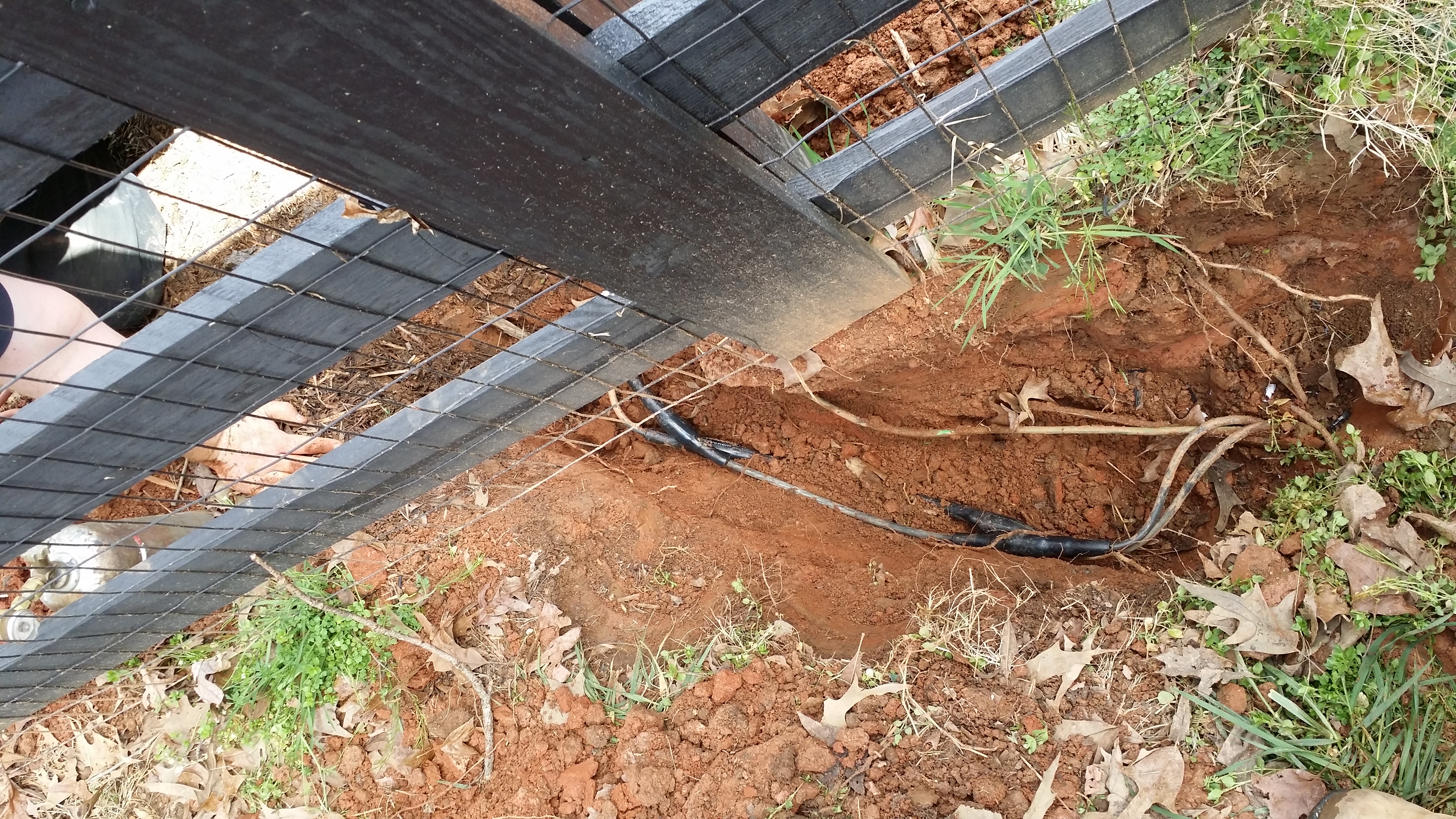 Aardvark Electric, Inc. showcases expert handling of outdoor electrical installations with precision and care.