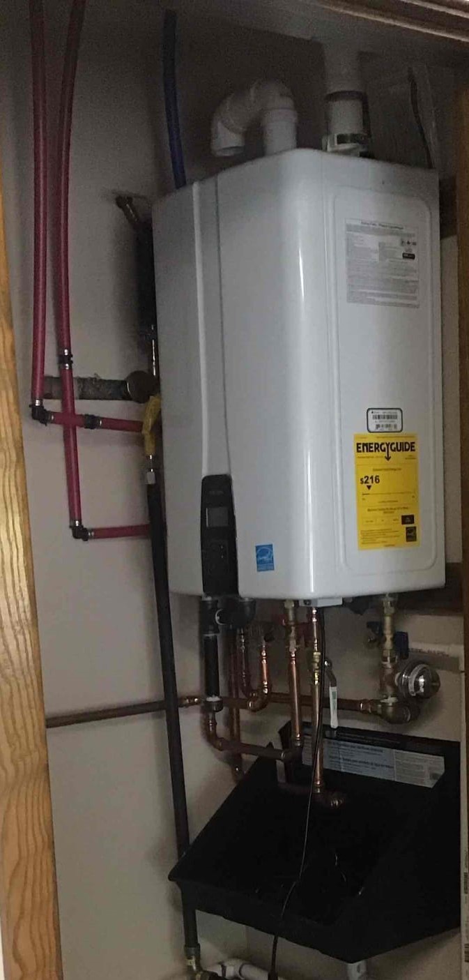 Experience top-tier plumbing with SALT Plumbing Air & Electric's efficient and professional tankless water heater installations.