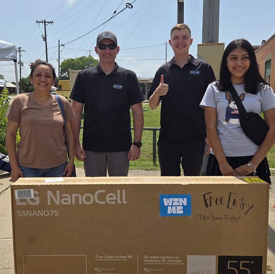 Experience exceptional service and win exciting prizes with Blue Line Electric!