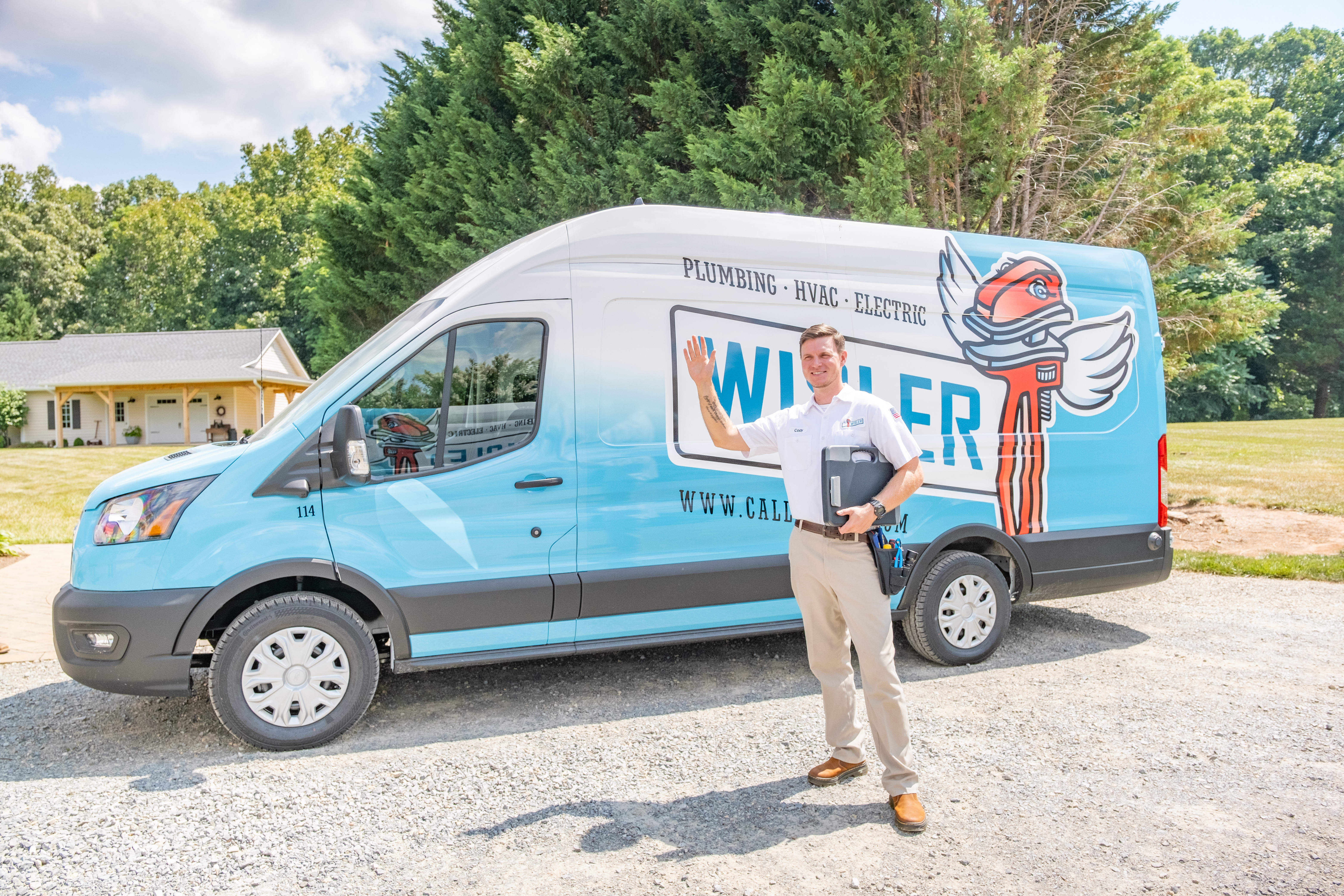 Trust Wisler Plumbing, Heating, Cooling, and Electrical for reliable service right at your doorstep!