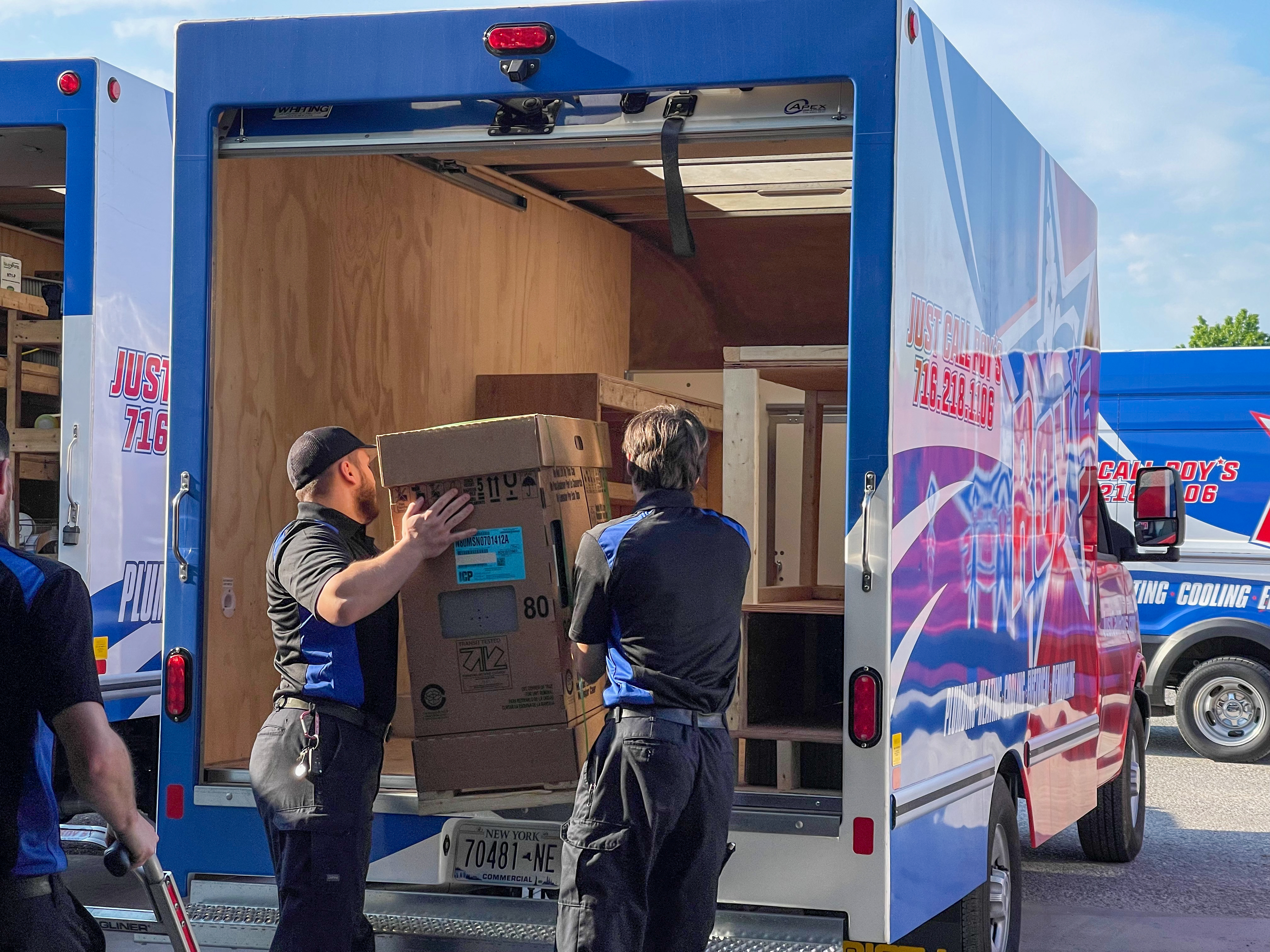 Experience seamless service with Roy's Plumbing, Heating, Cooling & Electrical, where expert technicians handle every job with precision and care.