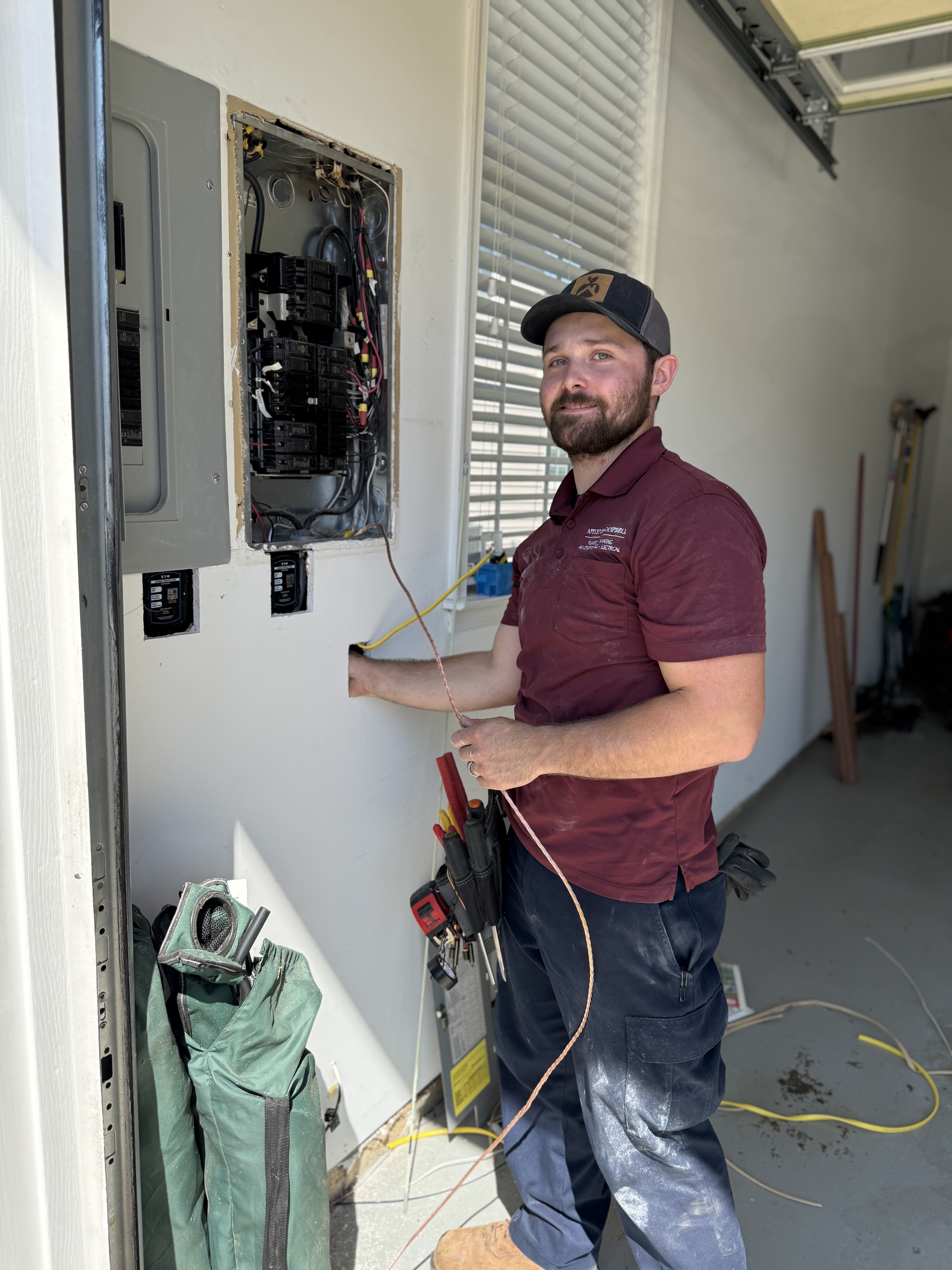 Experience top-notch electrical services with Appleton Campbell, where professionalism meets quality.