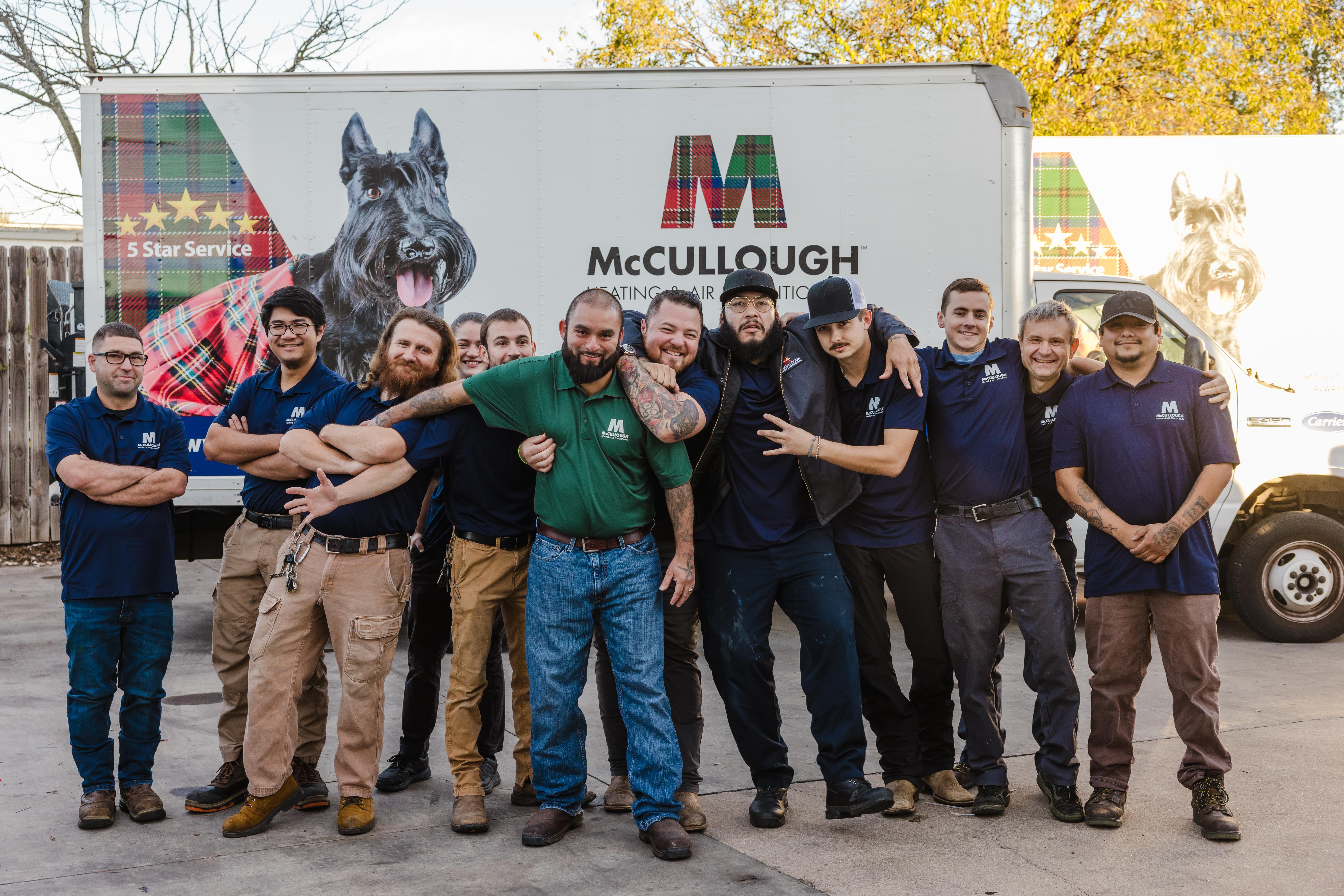 At McCullough Heating & Air Conditioning, our dedicated team is committed to delivering 5-star service with a smile, every time.