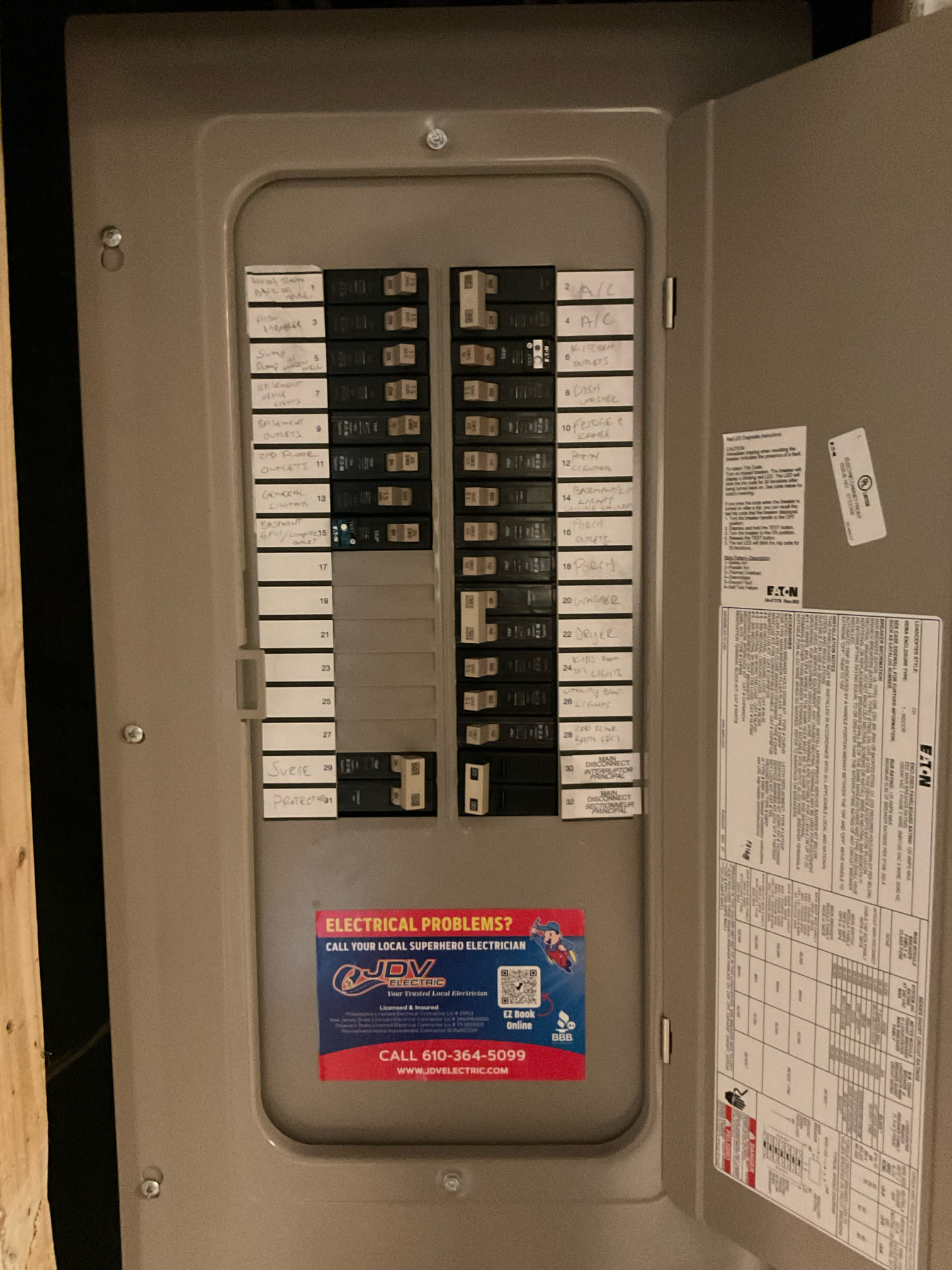 Ensure your home's safety and reliability with JDV Electric's top-notch services!