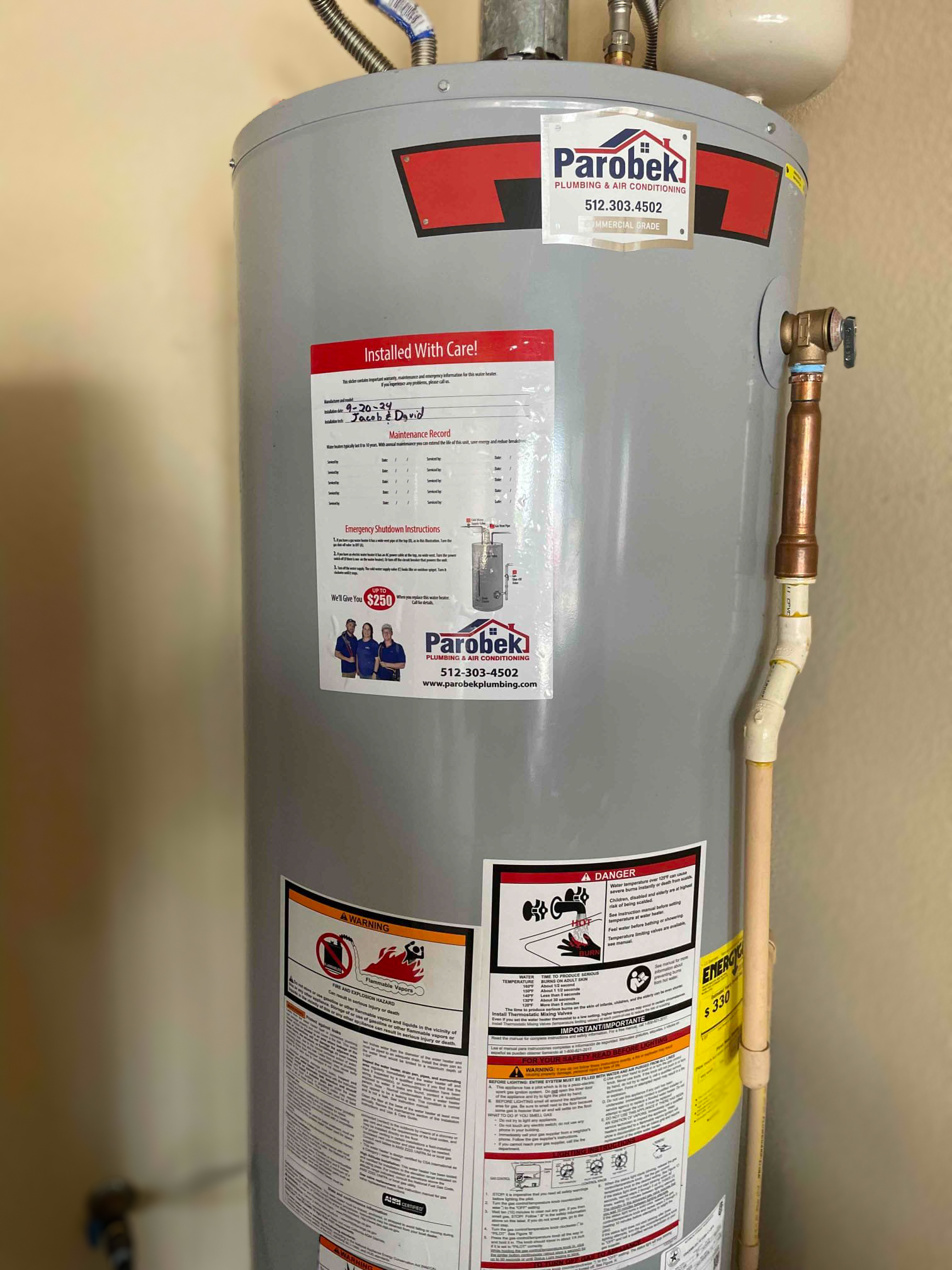 Experience top-quality plumbing services with Parobek Plumbing & Air Conditioning - where your needs are met with care and professionalism.