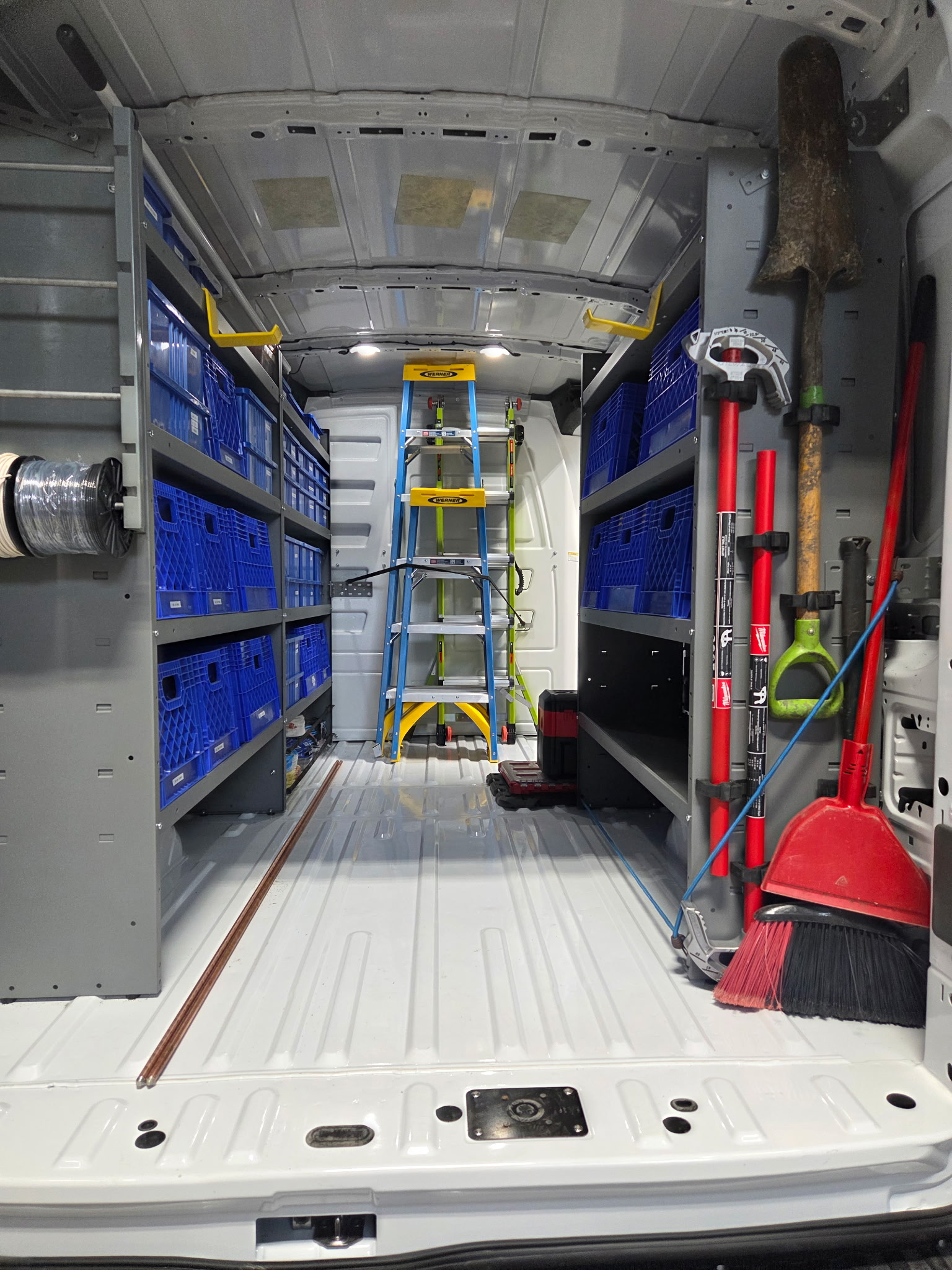 Experience top-notch service with Blue Line Electric's meticulously organized team, ready to handle any electrical needs with professionalism and precision.