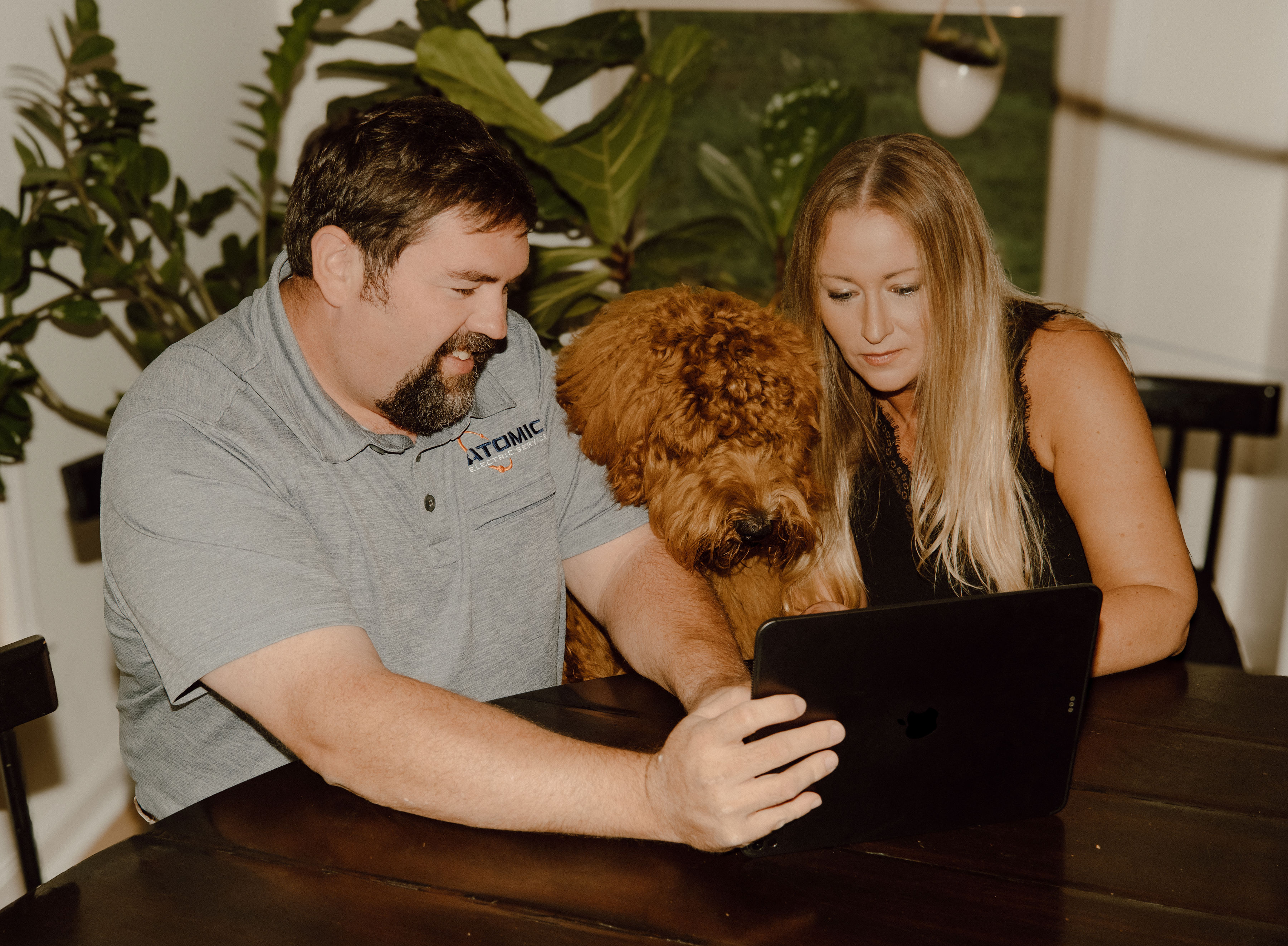 Experience the warm, professional service of Atomic Electric Service Inc., where our team is always ready to assist you with a smile.