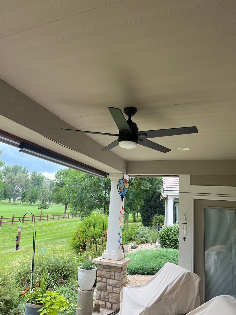 Experience superior outdoor comfort with Next Level Pros' expert ceiling fan installations.