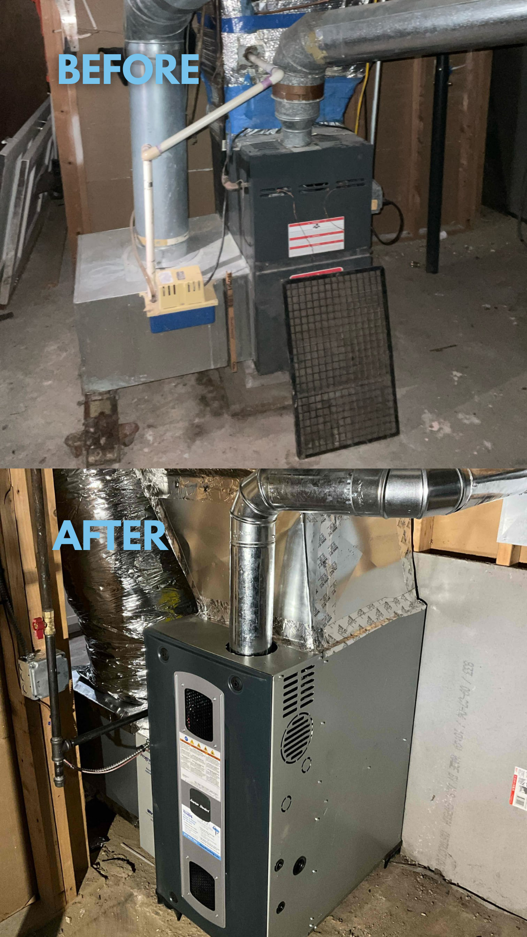 Experience the transformation with Akian Plumbing, Heating, Cooling & Electric's expert HVAC services that turn your outdated system into a state-of-the-art solution.