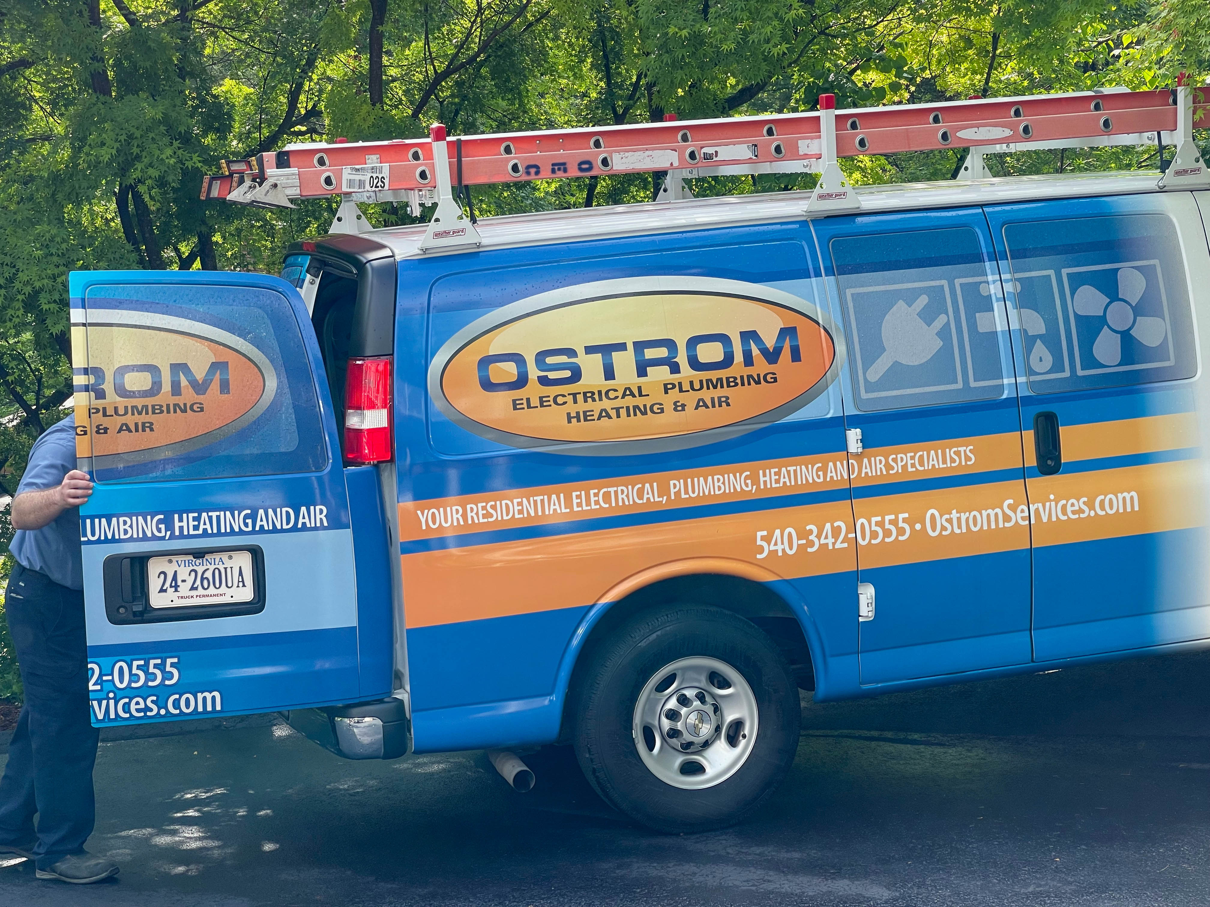 Trust Ostrom Electrical Plumbing Heating & Air for dependable services, with professionals ready for action.
