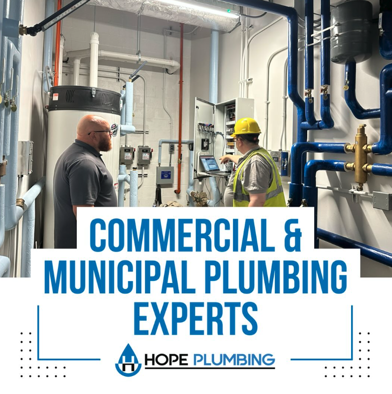 Skilled technicians deliver reliable commercial plumbing solutions with pride and care, demonstrating Hope Plumbing’s commitment to professional service.