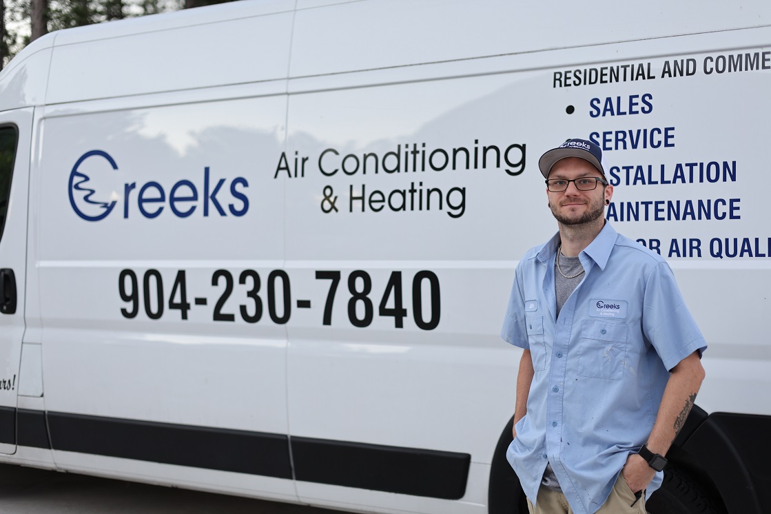 Choose Creeks Air Conditioning & Heating for expert HVAC services delivered with professionalism and a smile.