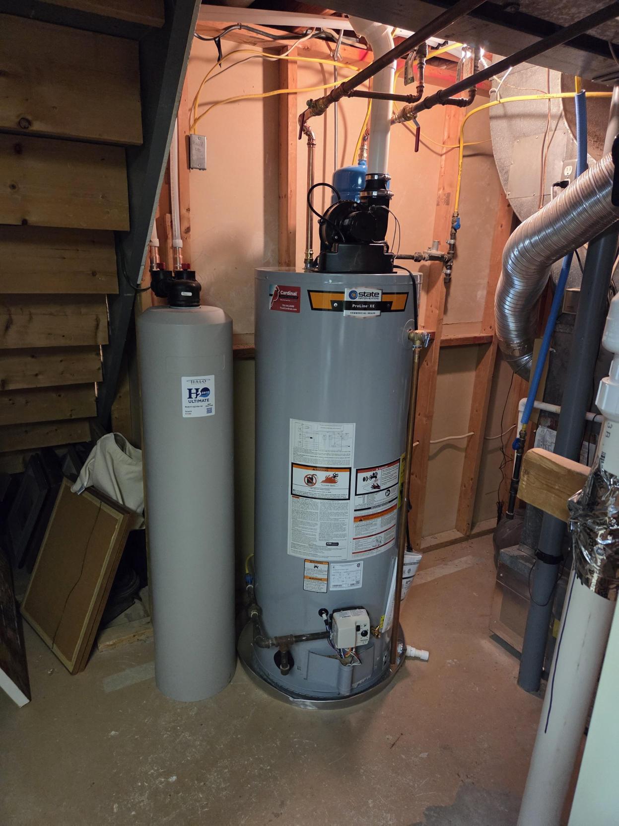 Showcasing reliable plumbing craftsmanship and added water treatment value, Cardinal Plumbing Heating & Air Inc installs systems built for easy maintenance.