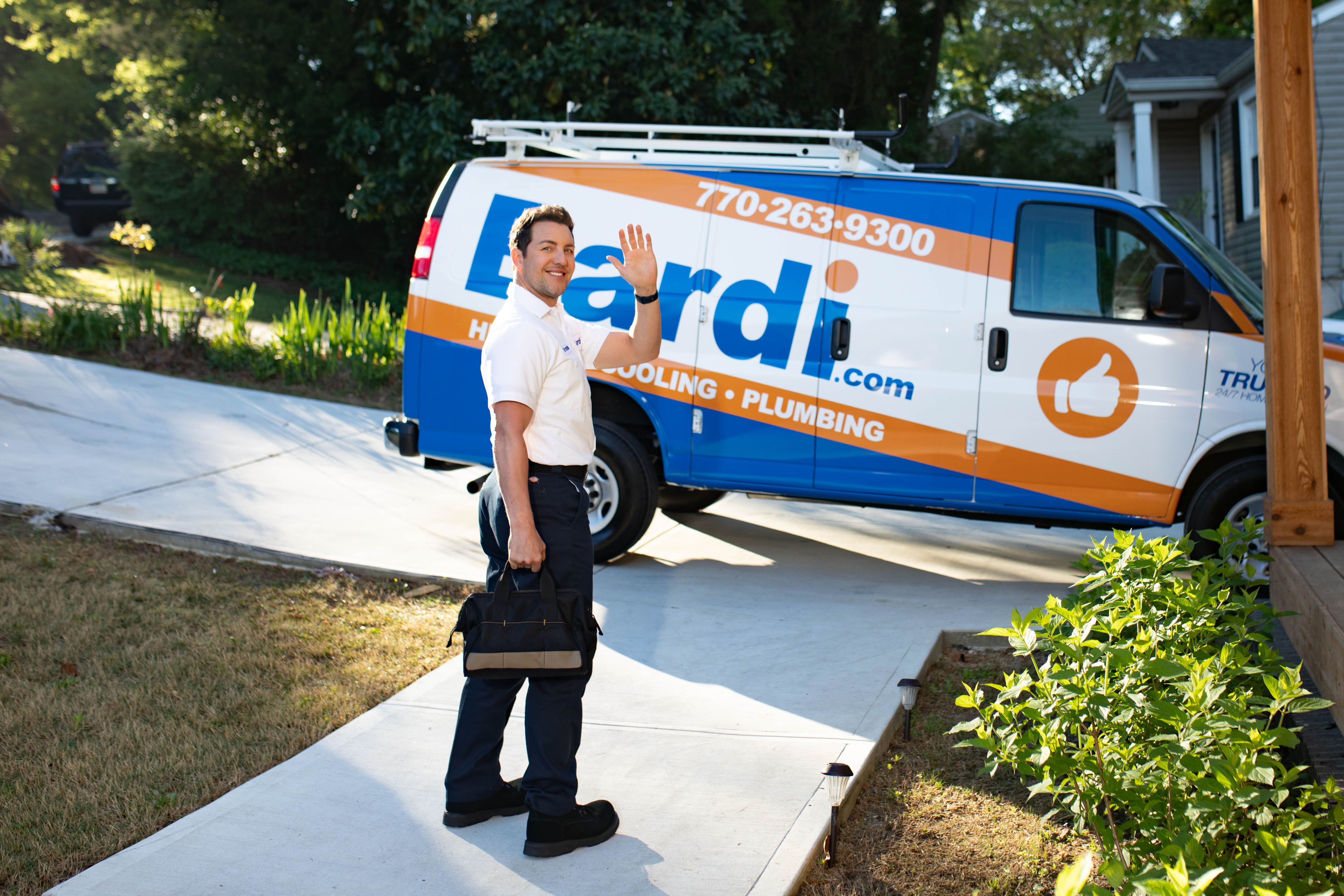 Reliable and friendly service from Bardi Heating, Cooling, Plumbing, Electrical, ensuring comfort in your home!
