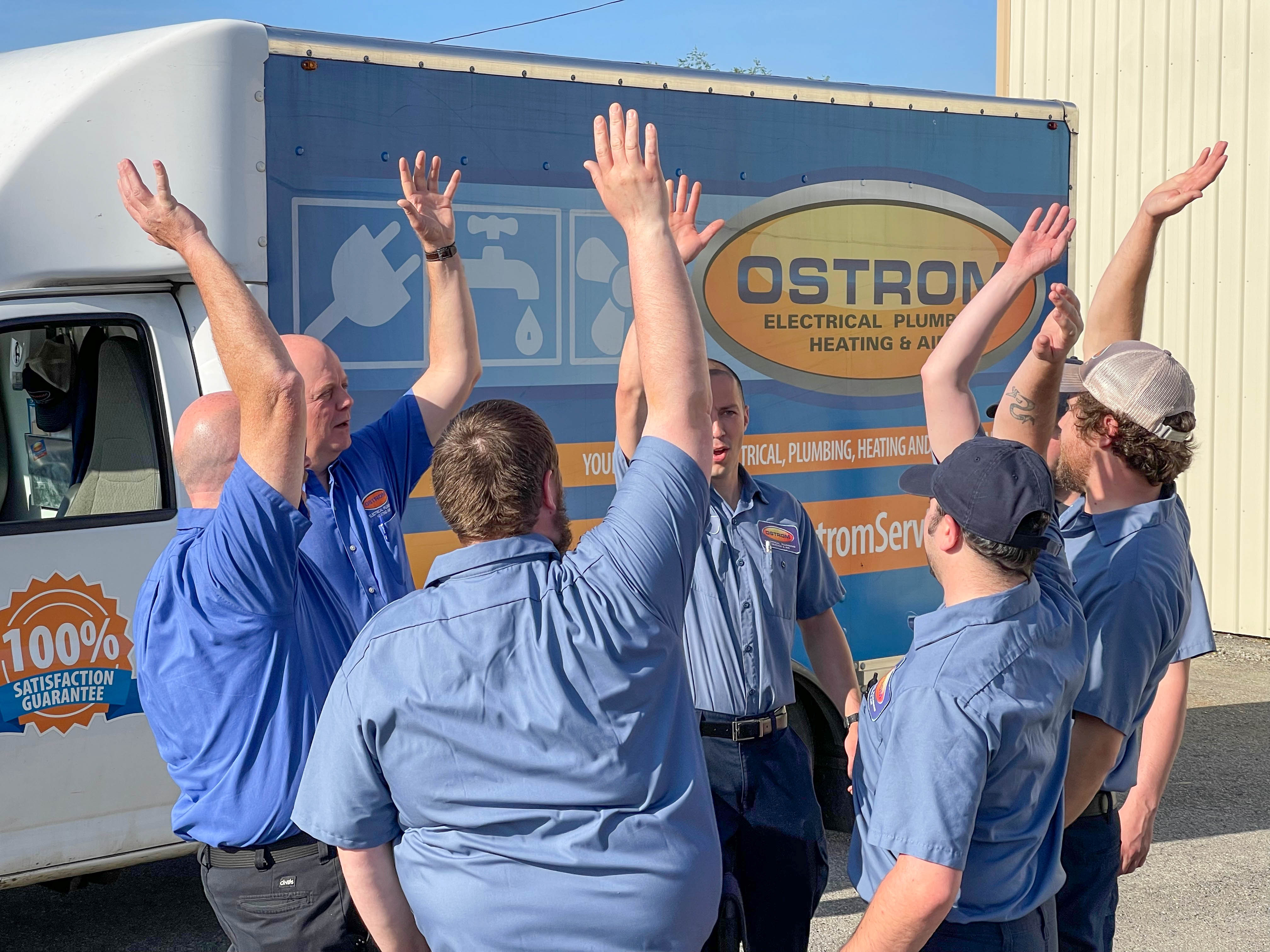 Ostrom Electrical Plumbing Heating & Air Conditioning – Where teamwork meets quality service for your satisfaction.