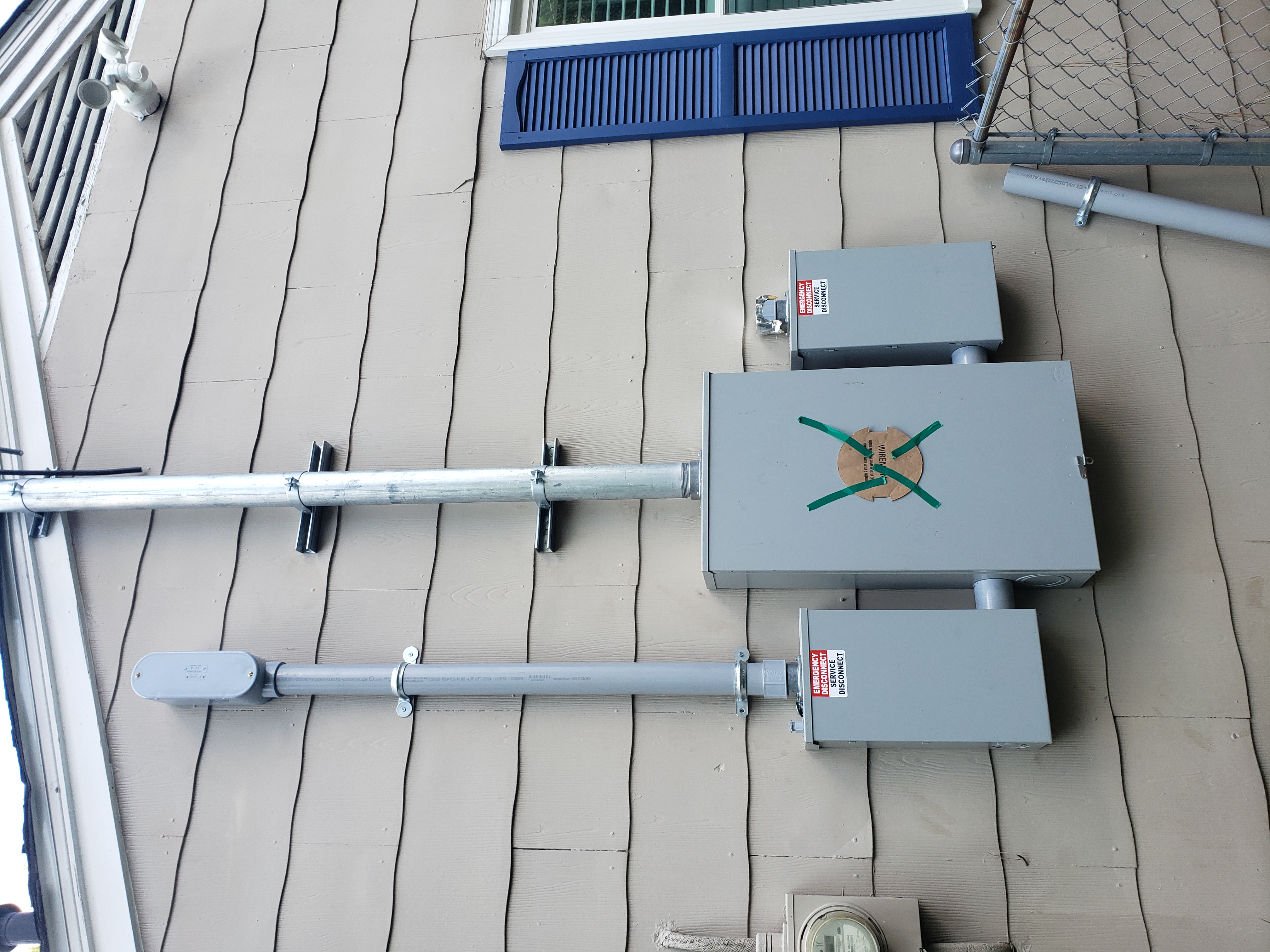 Aardvark Electric, Inc. showcases expertly installed electrical panels, emphasizing quality and reliability for your home.