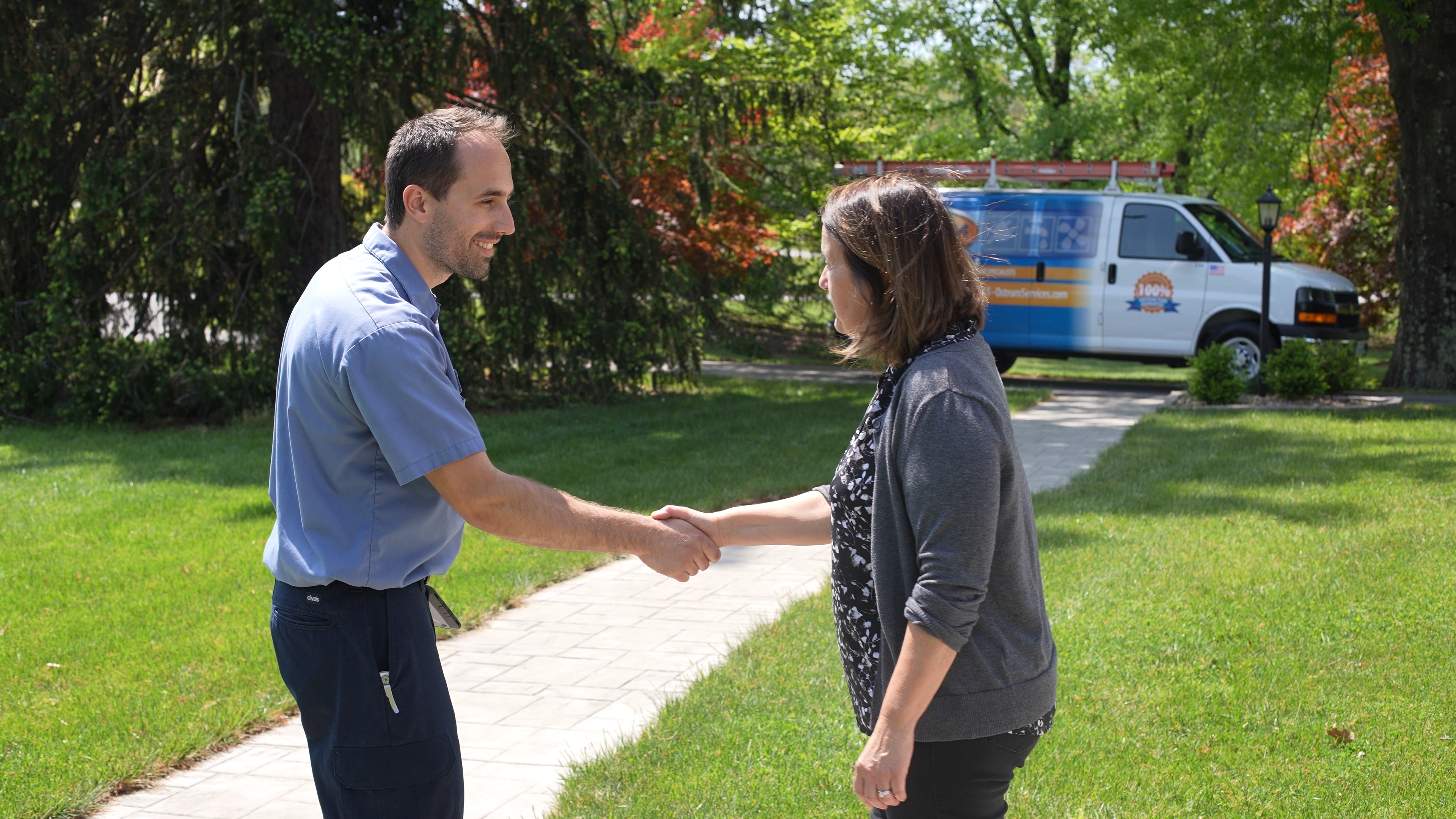 Experience the trusted service of Ostrom Electrical Plumbing Heating & Air Conditioning, where customer satisfaction is our top priority.