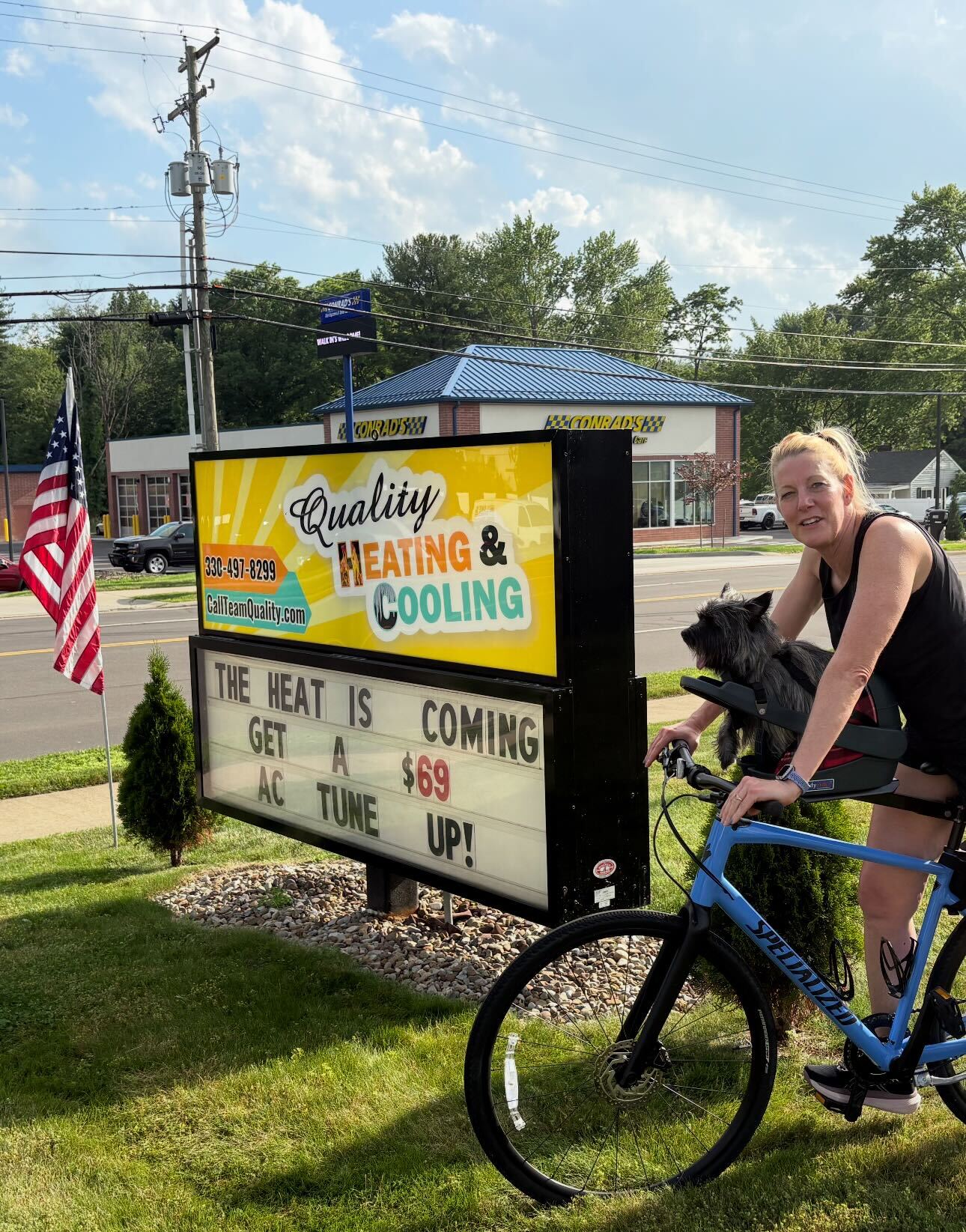 Feel the cool breeze with Quality Heating & Cooling—get your $69 AC tune-up today and beat the heat!