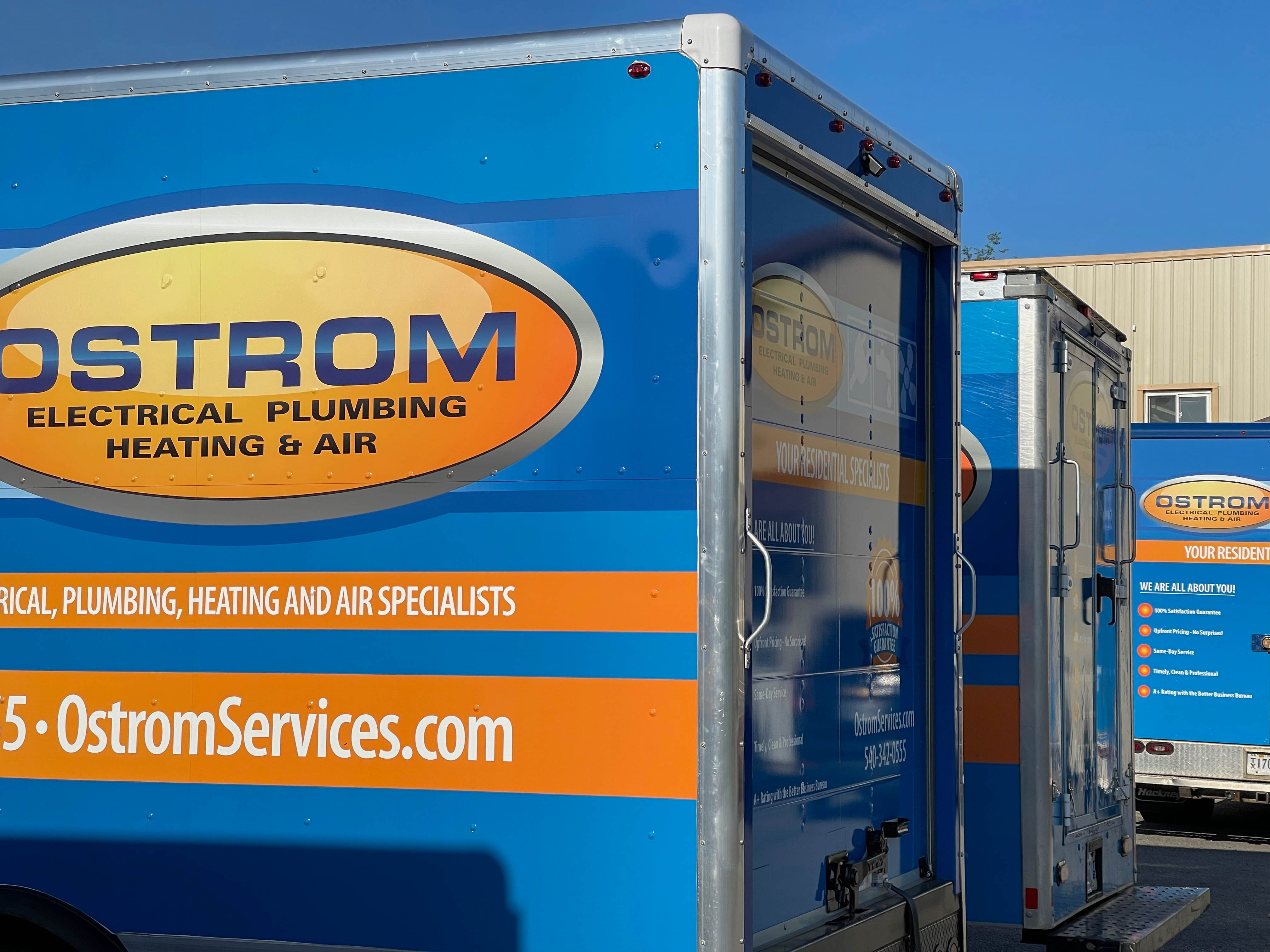 Ostrom Electrical Plumbing Heating & Air Conditioning: Your trusted partner for quality, professional service, rain or shine!