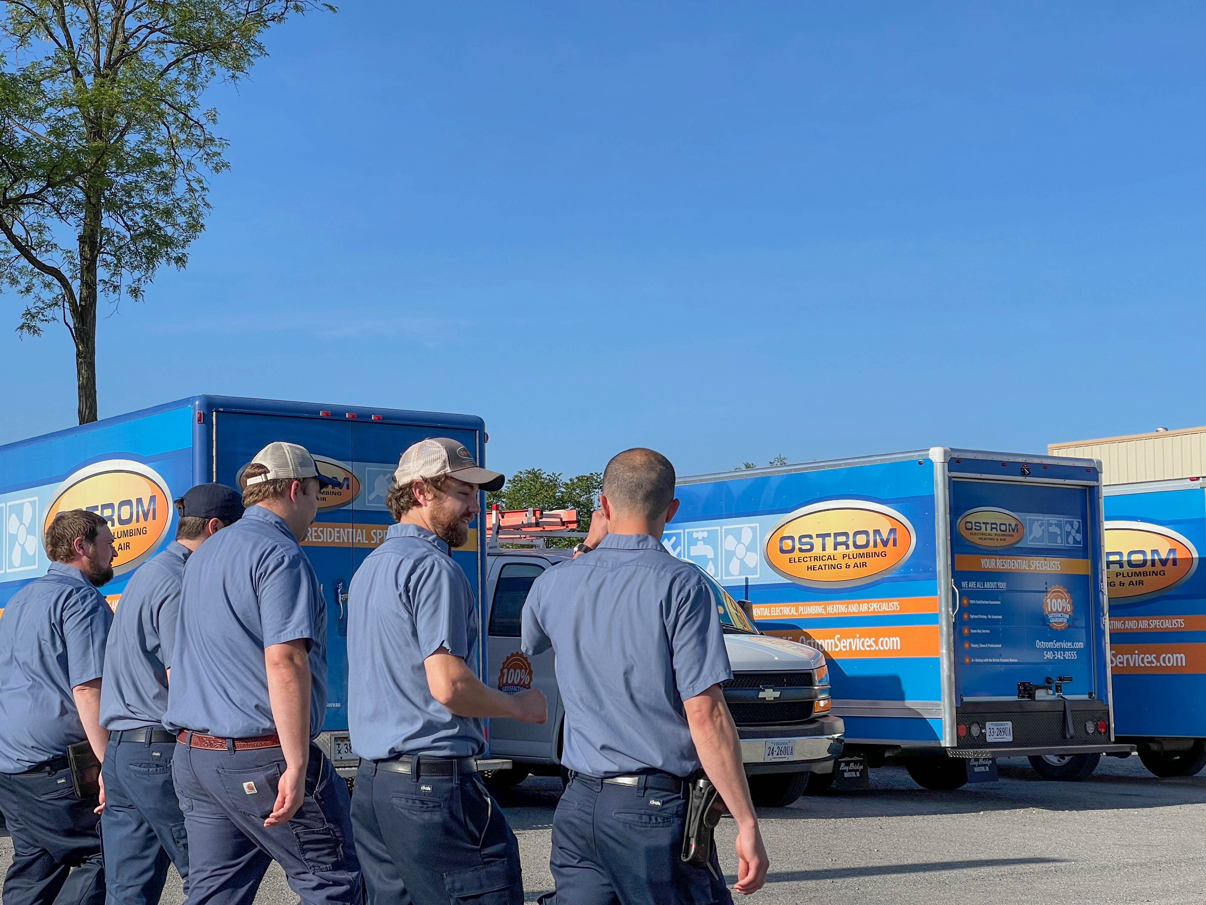 Experience professional and reliable service with Ostrom Electrical Plumbing Heating & Air Conditioning.
