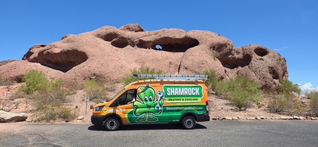 Stay cool and comfortable with Shamrock Heating & Cooling, your desert companion in HVAC excellence!