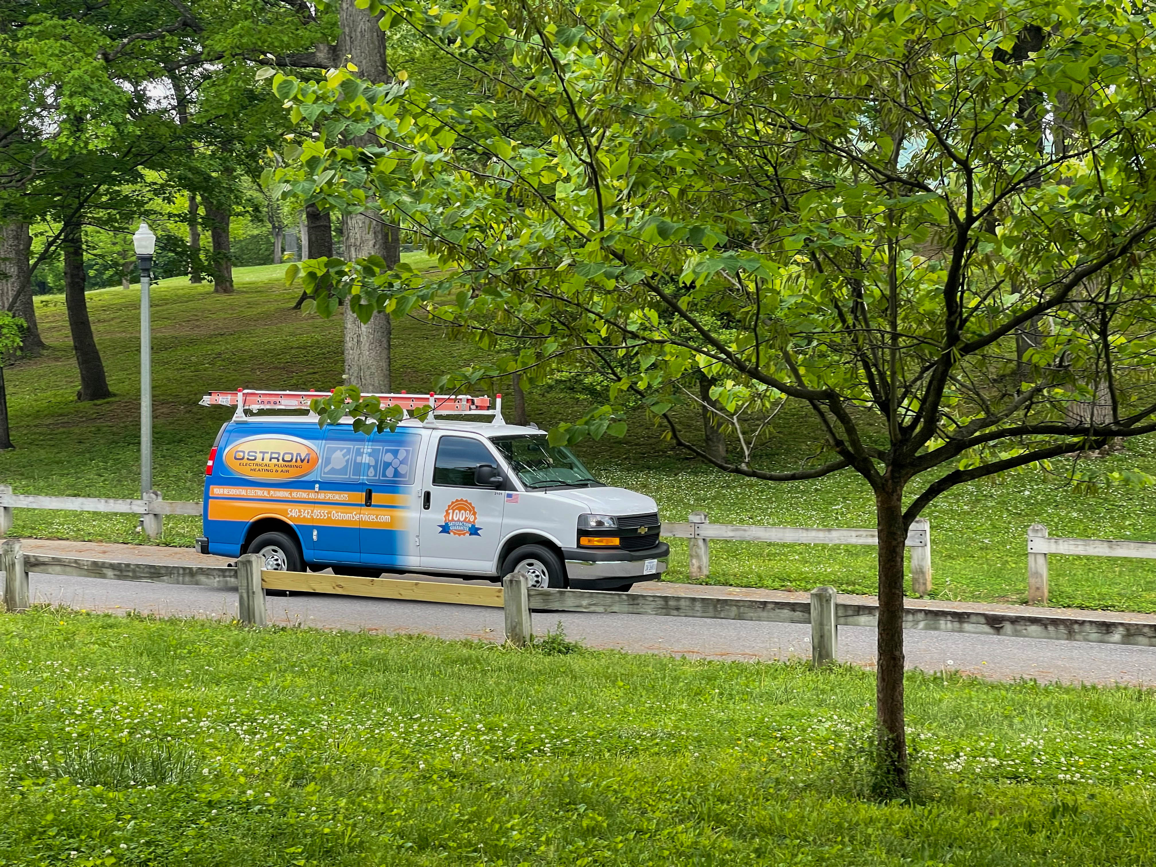 Experience top-notch service with Ostrom Electrical Plumbing Heating & Air Conditioning, ensuring quality and professionalism on the go.