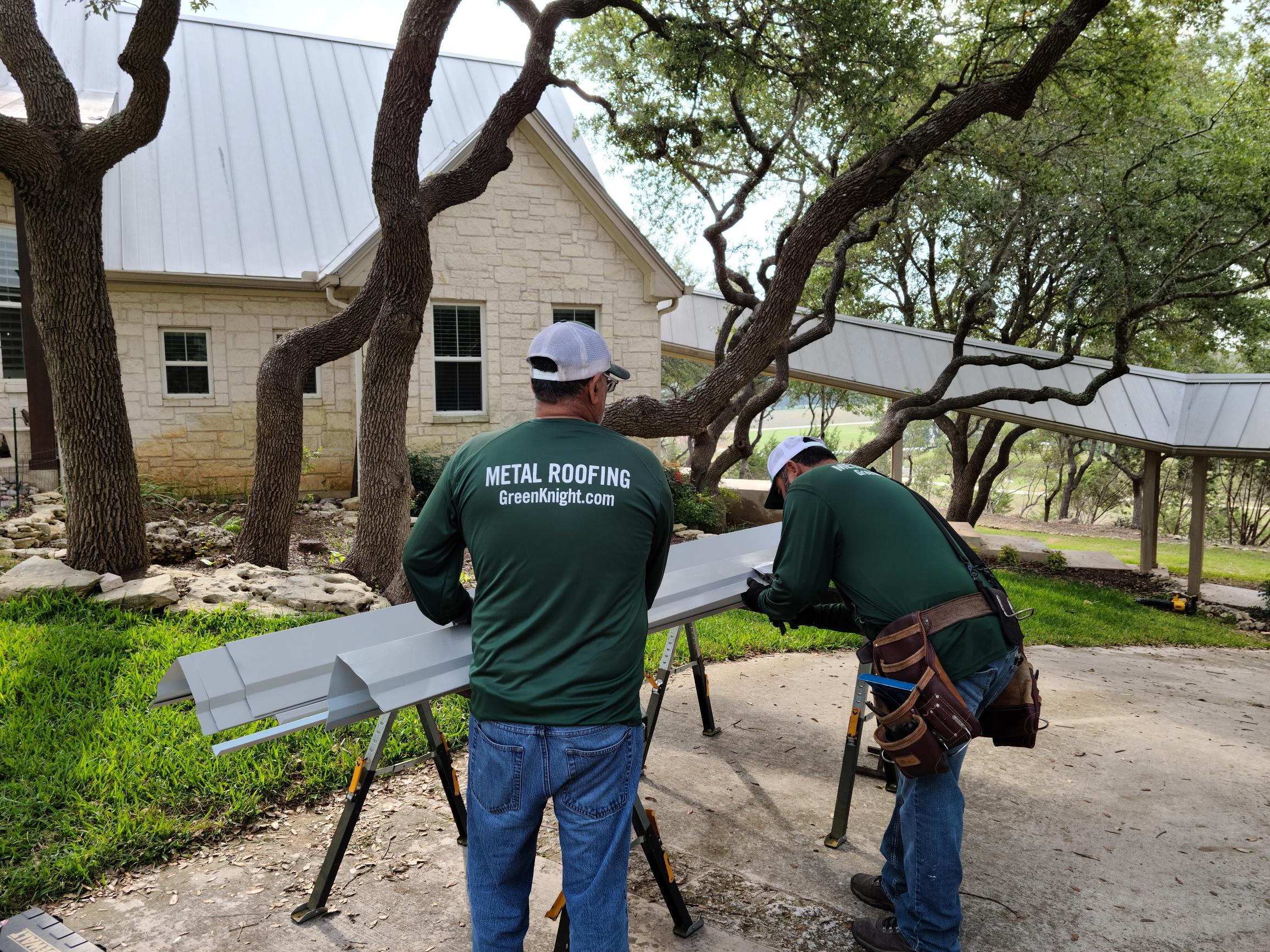 Experience top-tier craftsmanship with Green Knight® Metal Roofing as our experts ensure your home is both stylish and protected with our premier metal roofing solutions.
